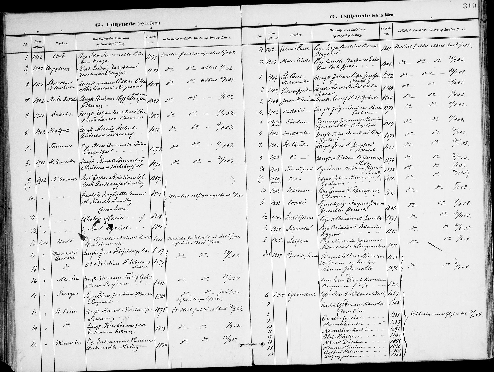 Ministerialprotokoller, klokkerbøker og fødselsregistre - Nordland, SAT/A-1459/847/L0672: Parish register (official) no. 847A12, 1902-1919, p. 319
