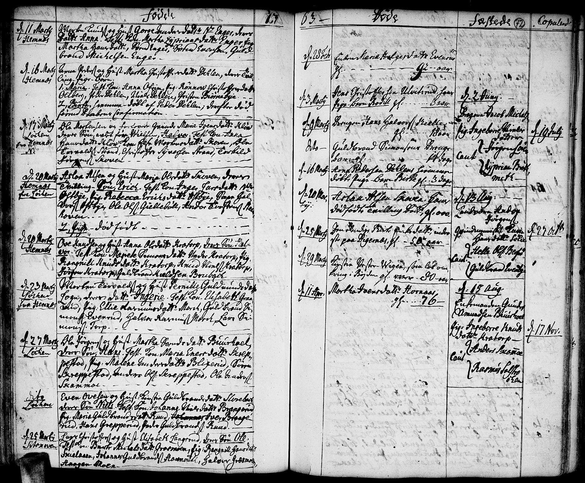 Høland prestekontor Kirkebøker, AV/SAO-A-10346a/F/Fa/L0004: Parish register (official) no. I 4, 1757-1780, p. 72