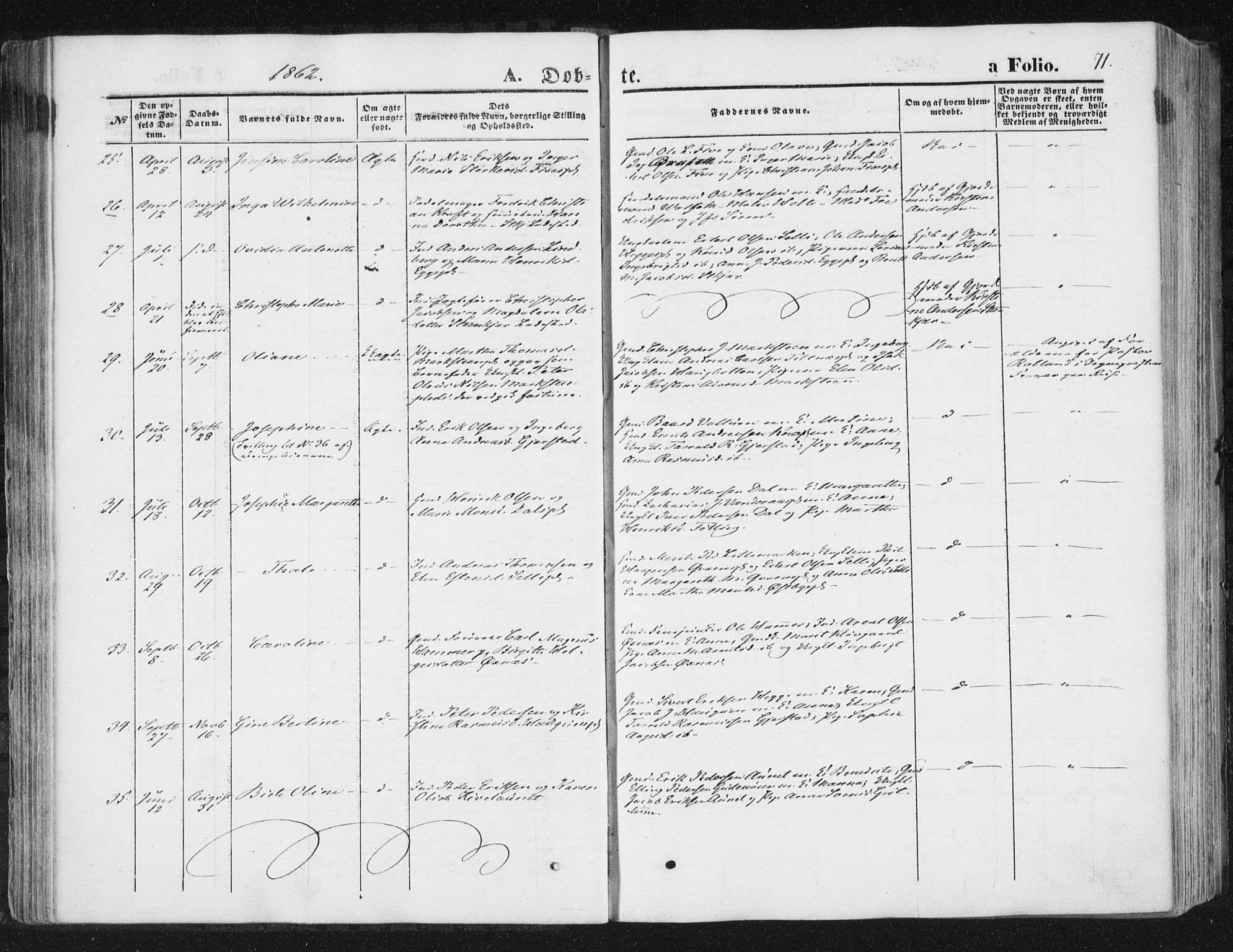 Ministerialprotokoller, klokkerbøker og fødselsregistre - Nord-Trøndelag, SAT/A-1458/746/L0447: Parish register (official) no. 746A06, 1860-1877, p. 71