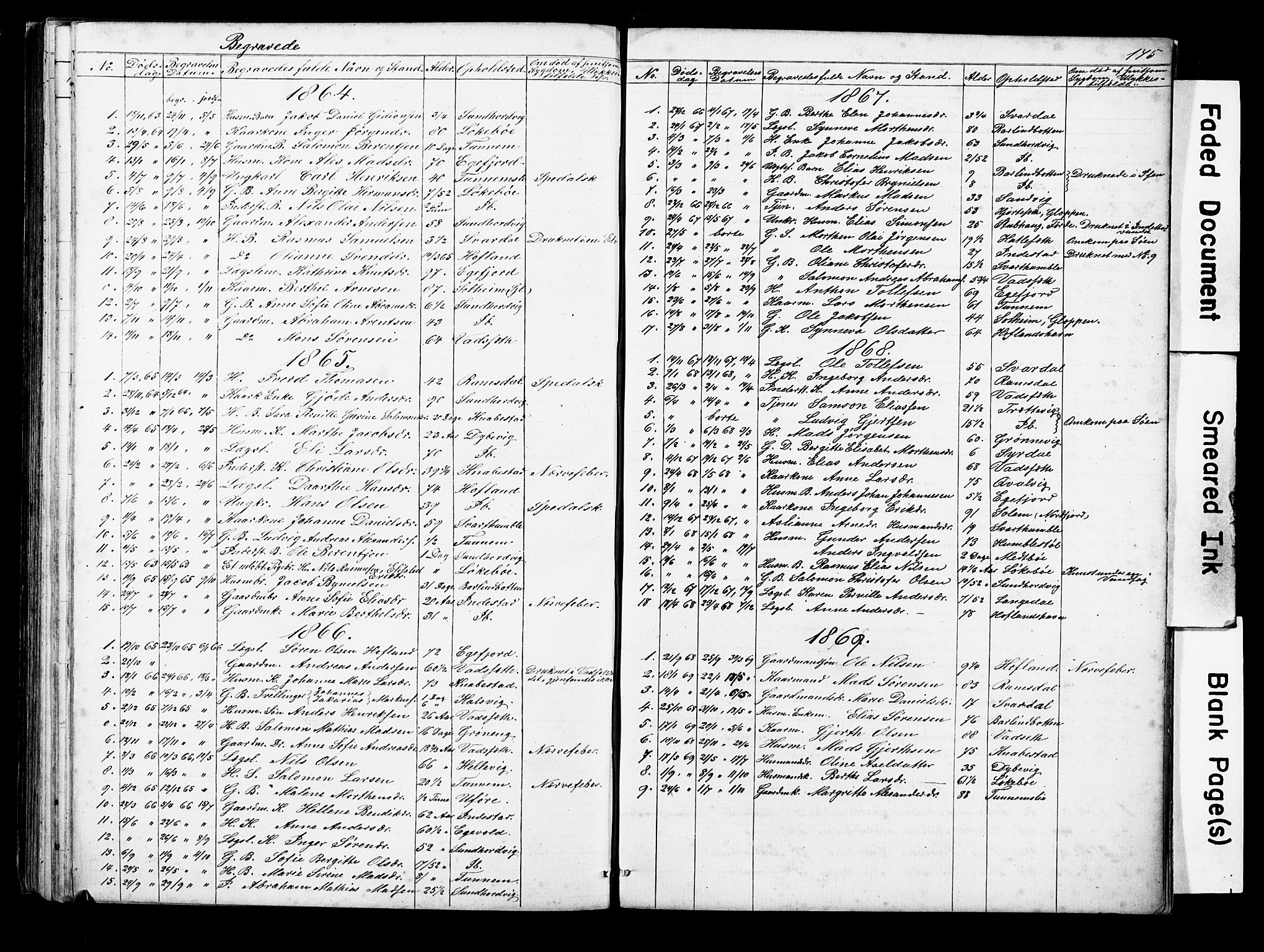 Kinn sokneprestembete, SAB/A-80801/H/Hab/Habe/L0001: Parish register (copy) no. E 1, 1864-1899, p. 175