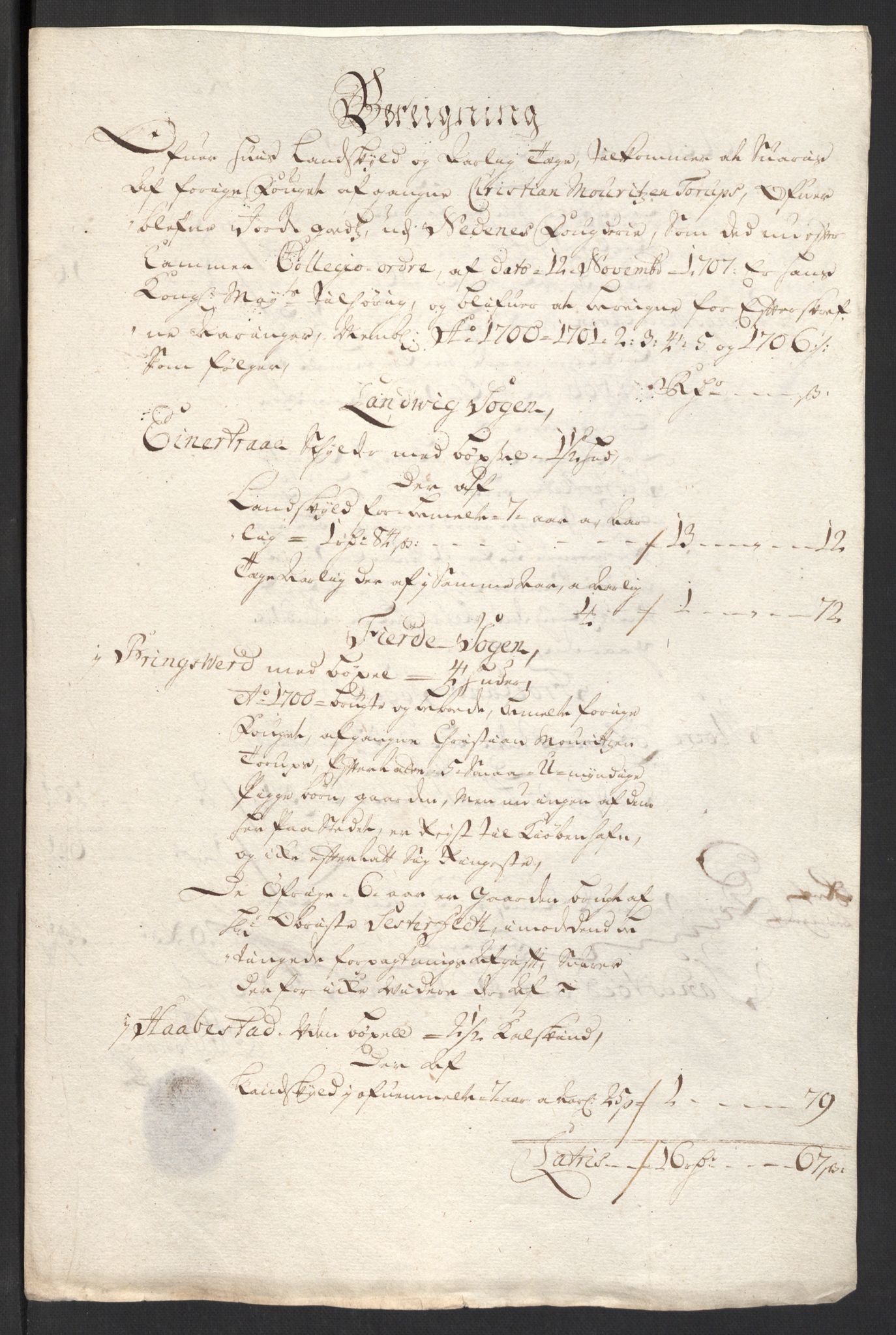 Rentekammeret inntil 1814, Reviderte regnskaper, Fogderegnskap, AV/RA-EA-4092/R39/L2318: Fogderegnskap Nedenes, 1706-1709, p. 158