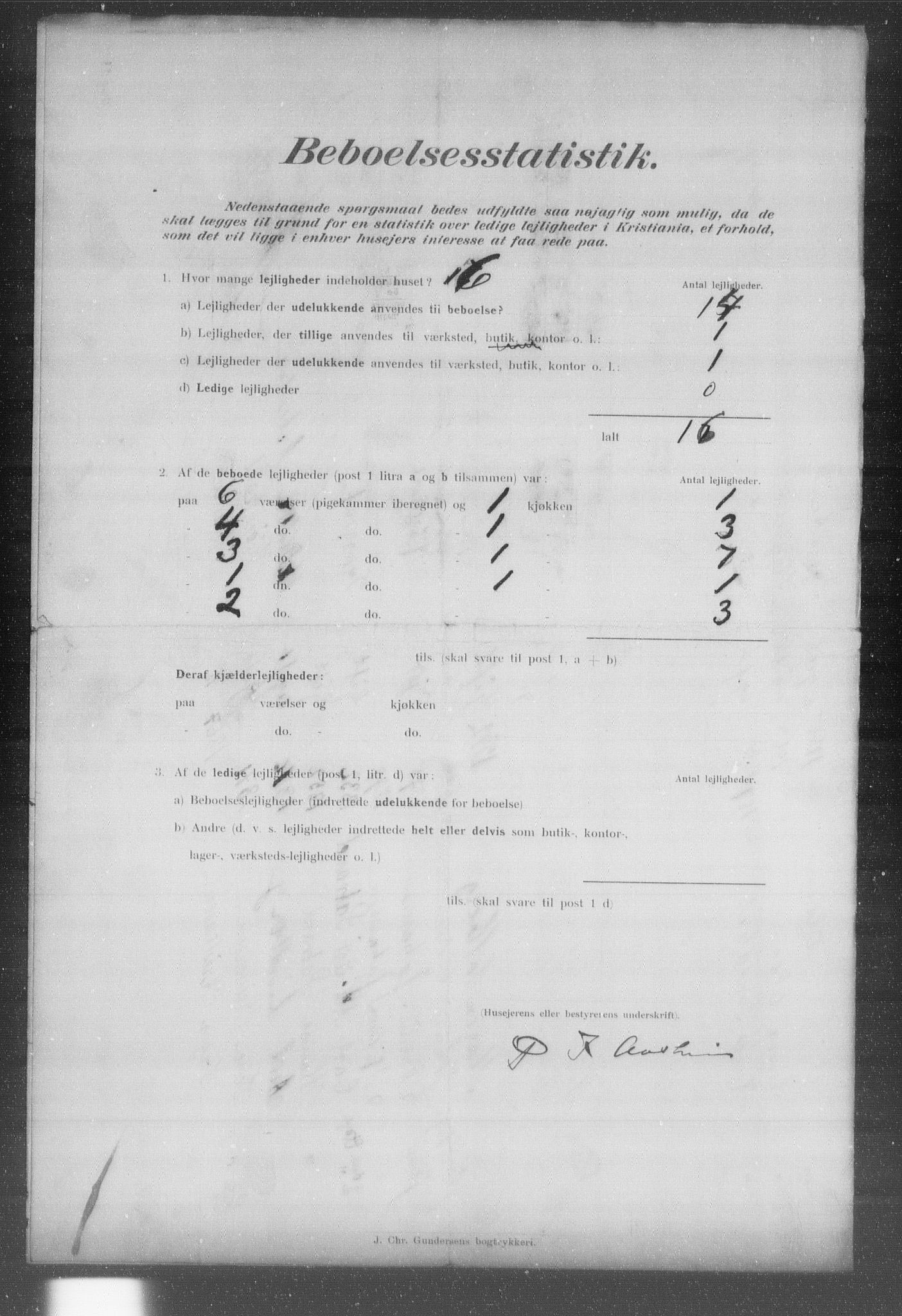 OBA, Municipal Census 1902 for Kristiania, 1902, p. 22607