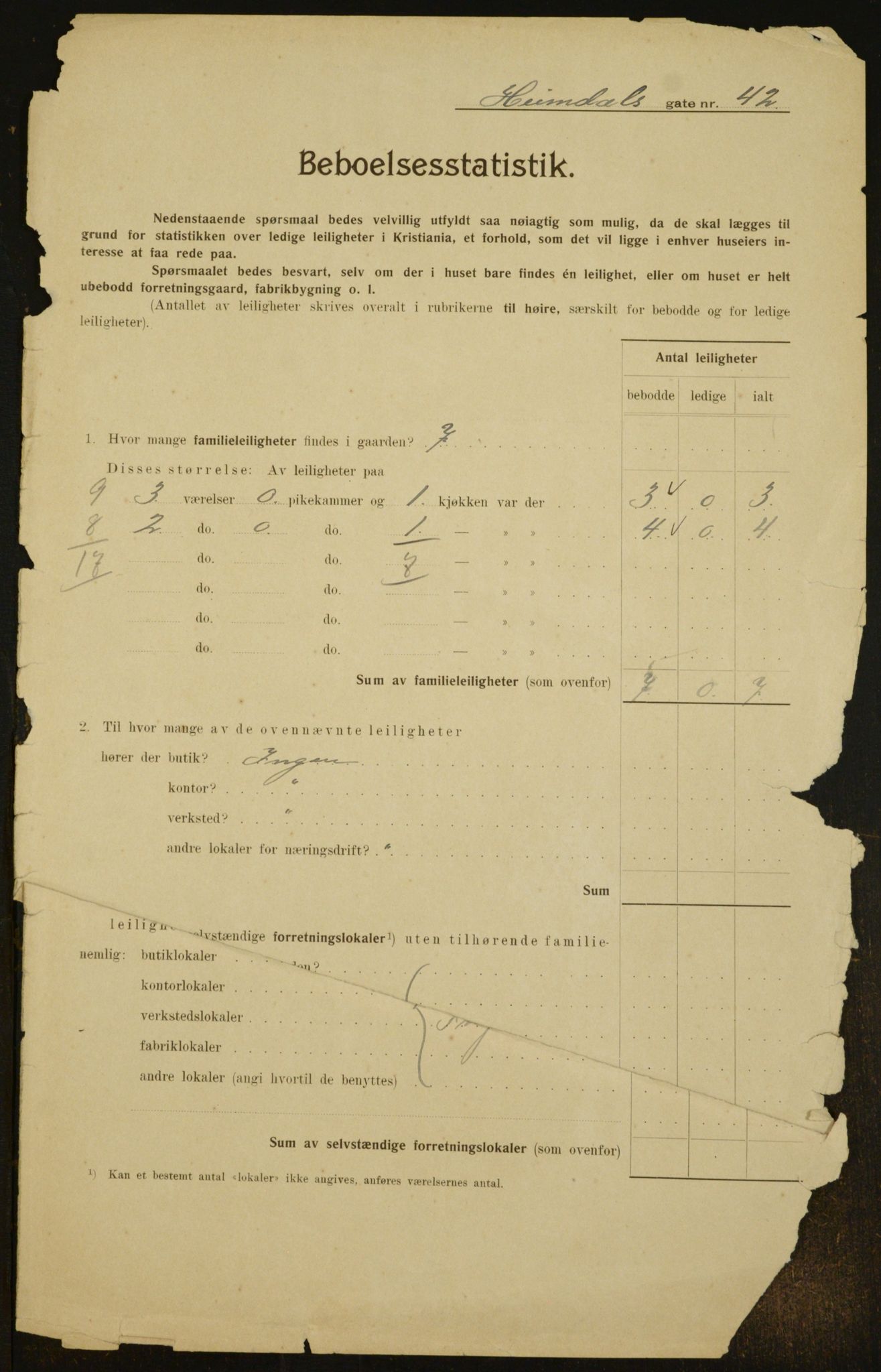 OBA, Municipal Census 1910 for Kristiania, 1910, p. 36270