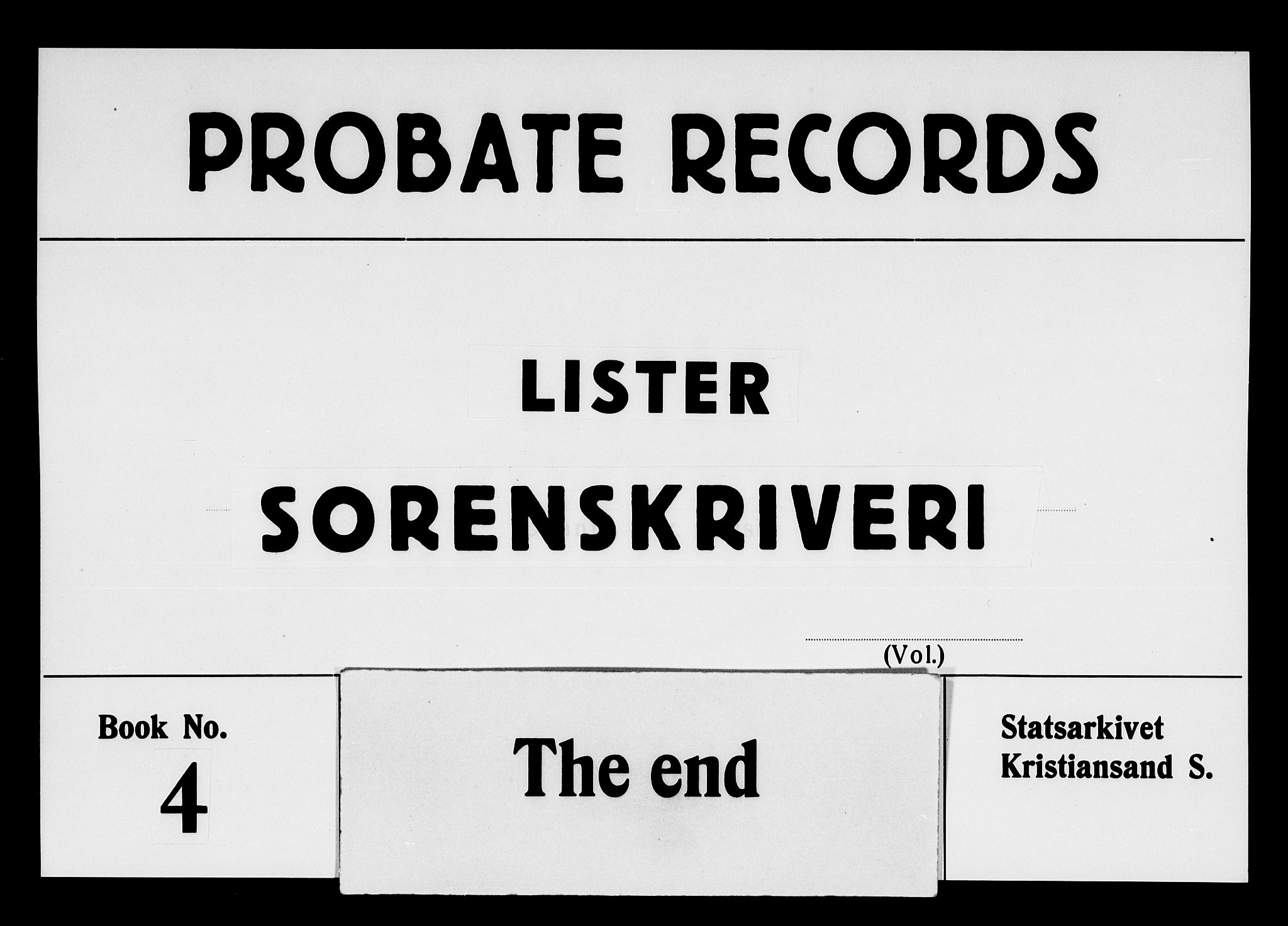 Lister sorenskriveri, AV/SAK-1221-0003/H/Hc/L0004: Skifteprotokoll nr 4 med register, 1682-1688