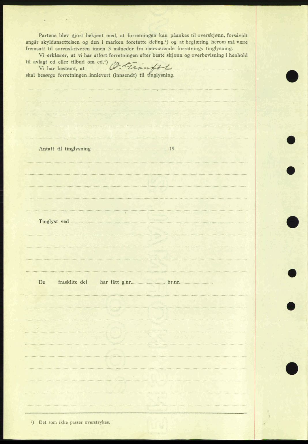 Romsdal sorenskriveri, AV/SAT-A-4149/1/2/2C: Mortgage book no. A1, 1936-1936, Diary no: : 1278/1936