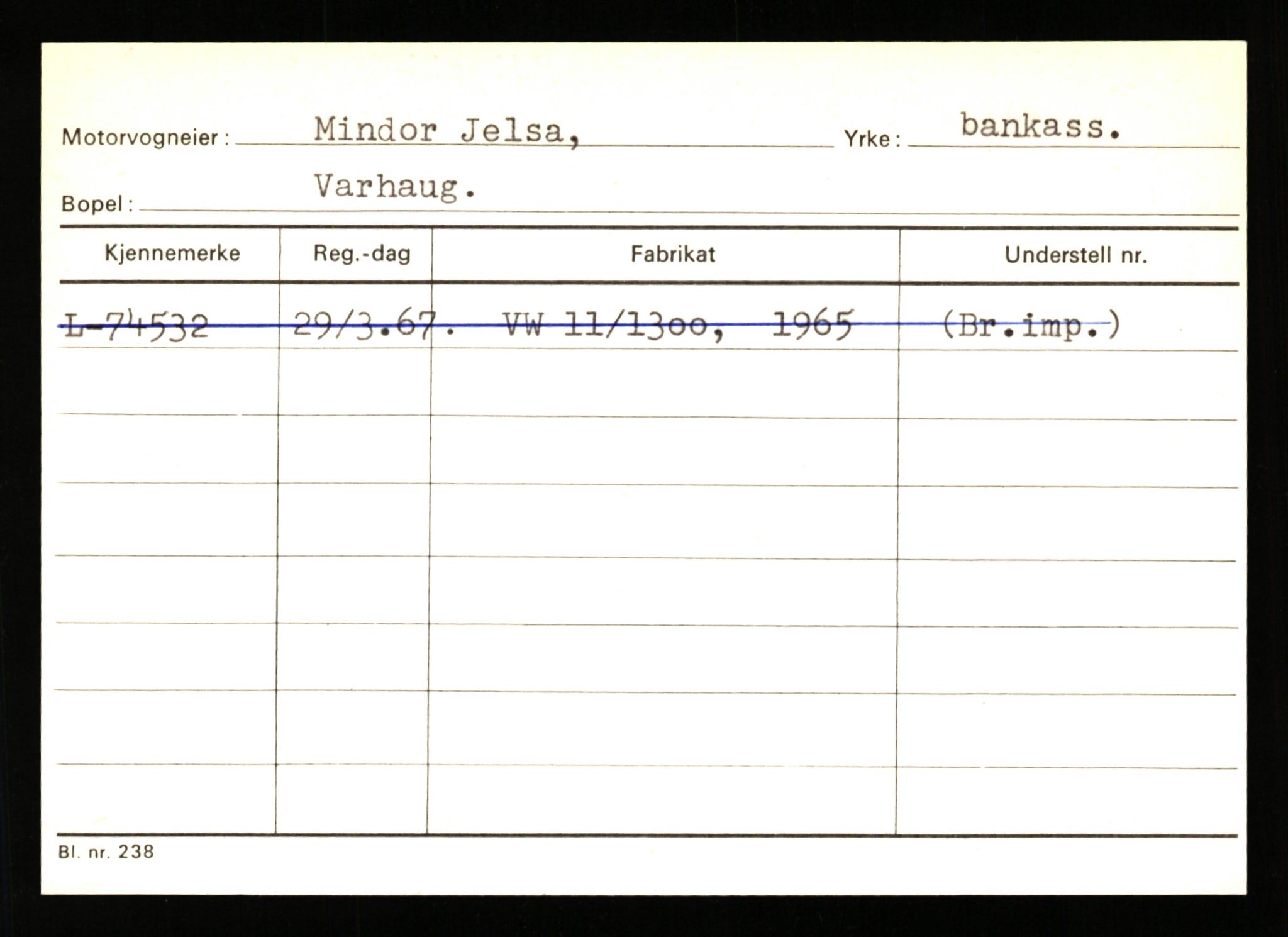 Stavanger trafikkstasjon, AV/SAST-A-101942/0/H/L0018: Isbrekken - Jonas, 1930-1971, p. 1093