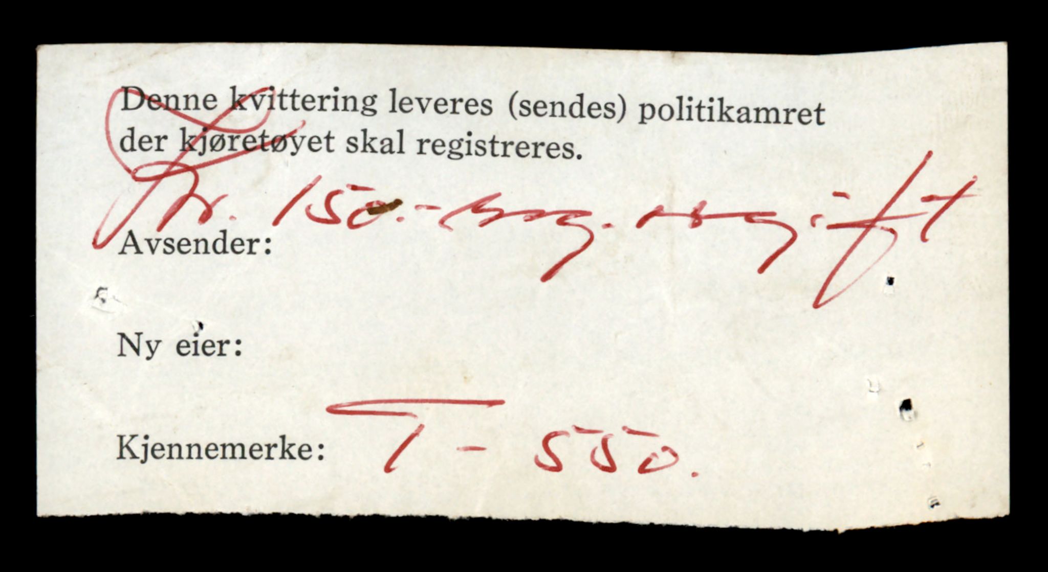 Møre og Romsdal vegkontor - Ålesund trafikkstasjon, AV/SAT-A-4099/F/Fe/L0006: Registreringskort for kjøretøy T 547 - T 650, 1927-1998, p. 80