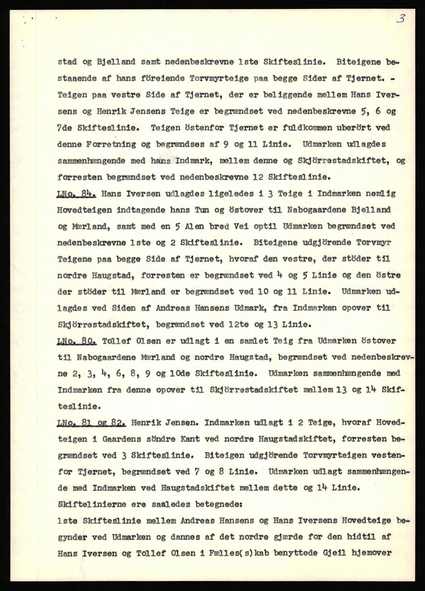 Statsarkivet i Stavanger, AV/SAST-A-101971/03/Y/Yj/L0040: Avskrifter sortert etter gårdnavn: Hovland i Egersun - Hustveit, 1750-1930, p. 362