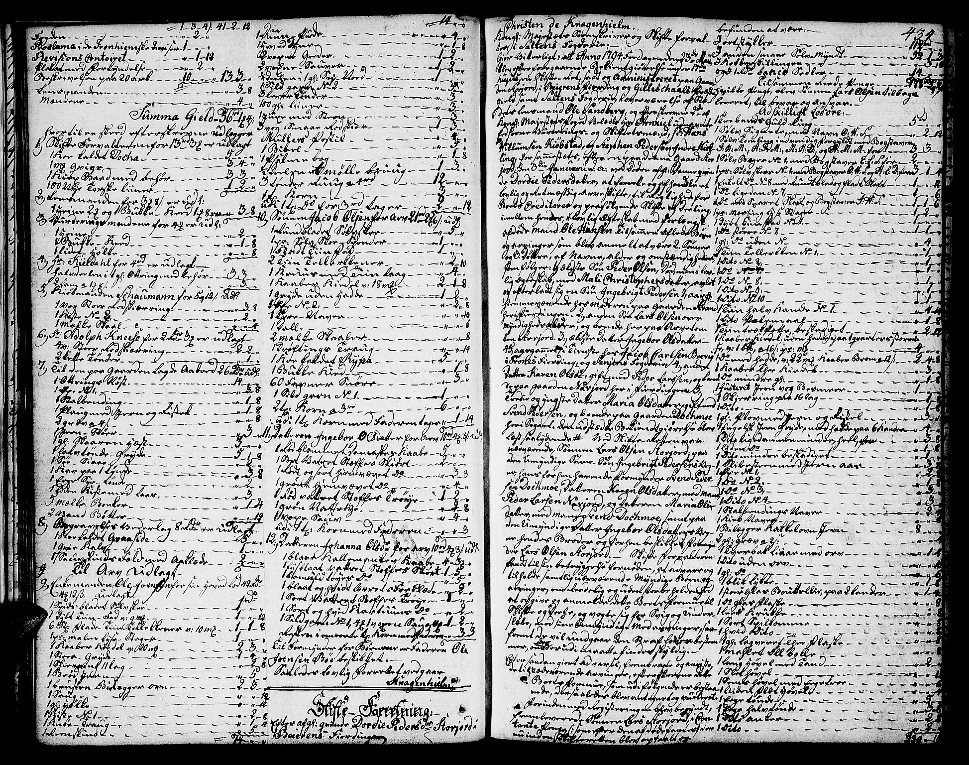 Salten sorenskriveri, AV/SAT-A-4578/1/3/3A/L0029: Skifteprotokoll 13c, 1793-1796, p. 433b-434a