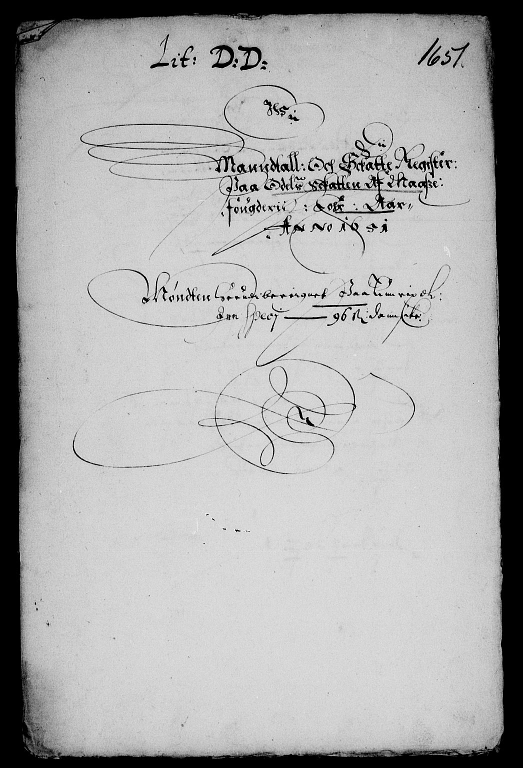 Rentekammeret inntil 1814, Reviderte regnskaper, Lensregnskaper, RA/EA-5023/R/Rb/Rba/L0209: Akershus len, 1651-1653