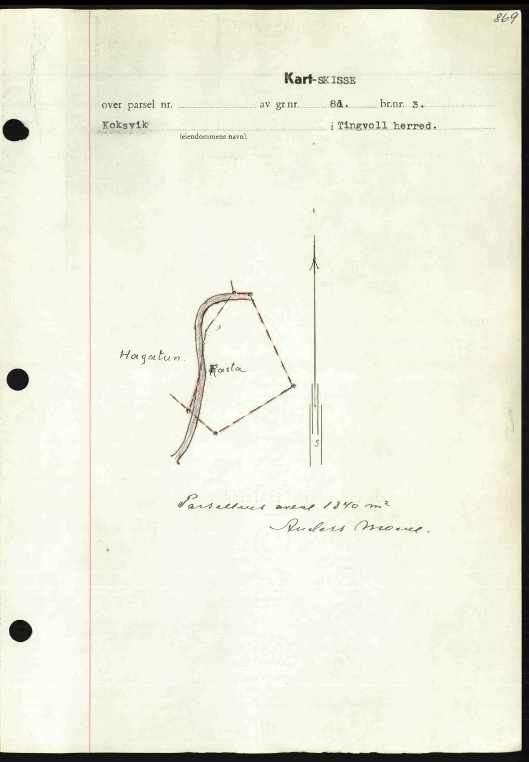 Nordmøre sorenskriveri, AV/SAT-A-4132/1/2/2Ca: Mortgage book no. A116, 1950-1950, Diary no: : 3685/1950