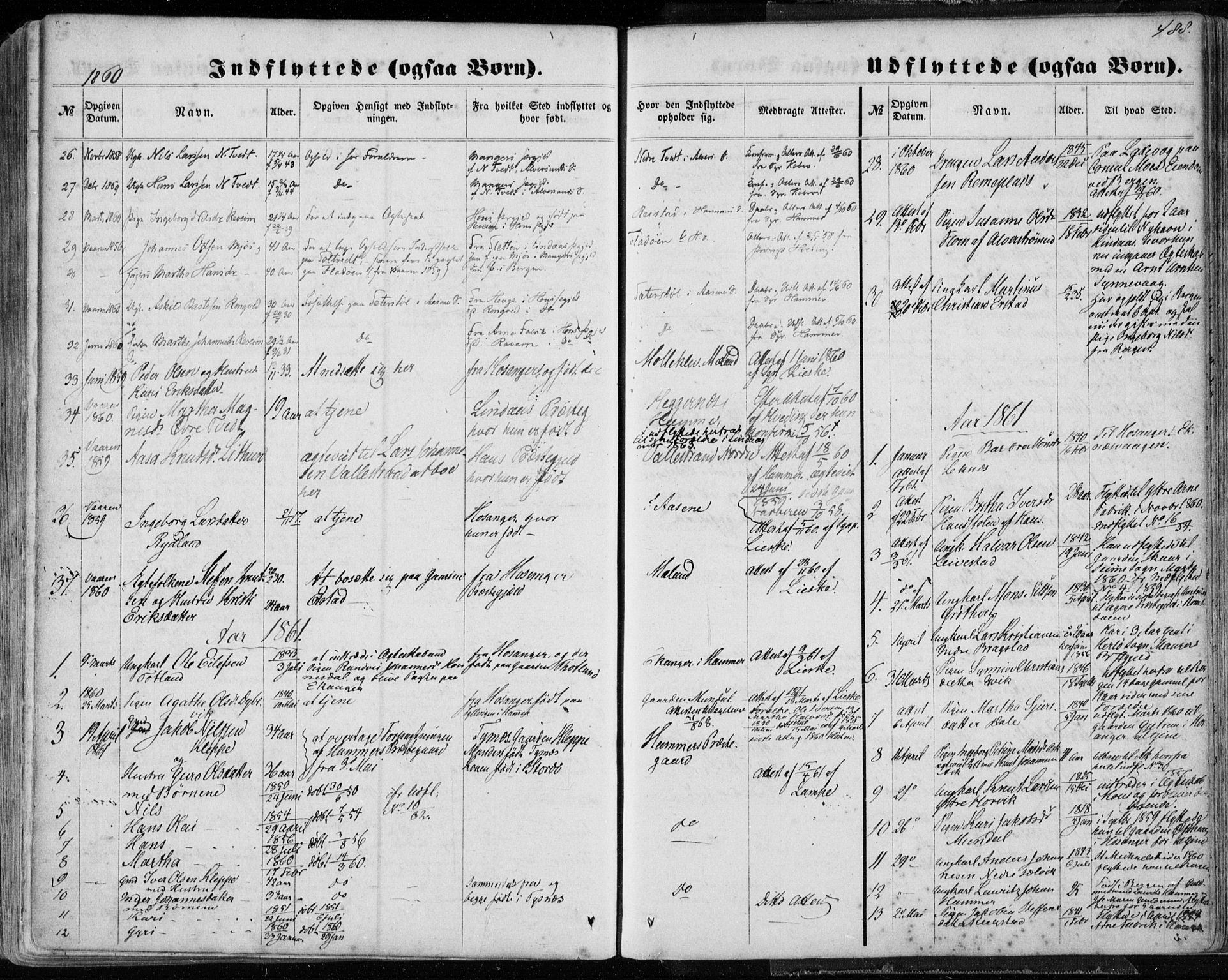 Hamre sokneprestembete, SAB/A-75501/H/Ha/Haa/Haaa/L0014: Parish register (official) no. A 14, 1858-1872, p. 488