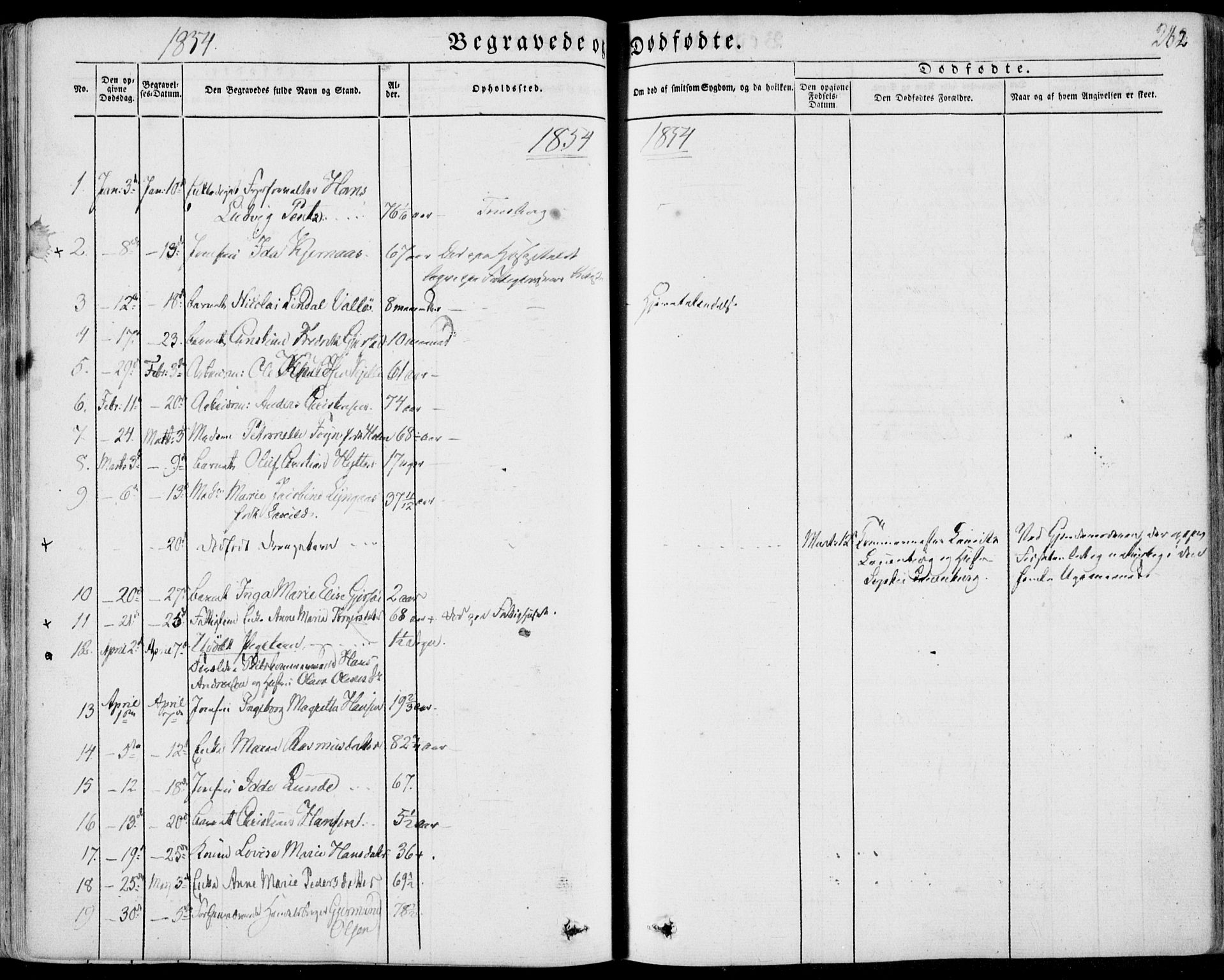 Tønsberg kirkebøker, AV/SAKO-A-330/F/Fa/L0007: Parish register (official) no. I 7, 1845-1854, p. 282