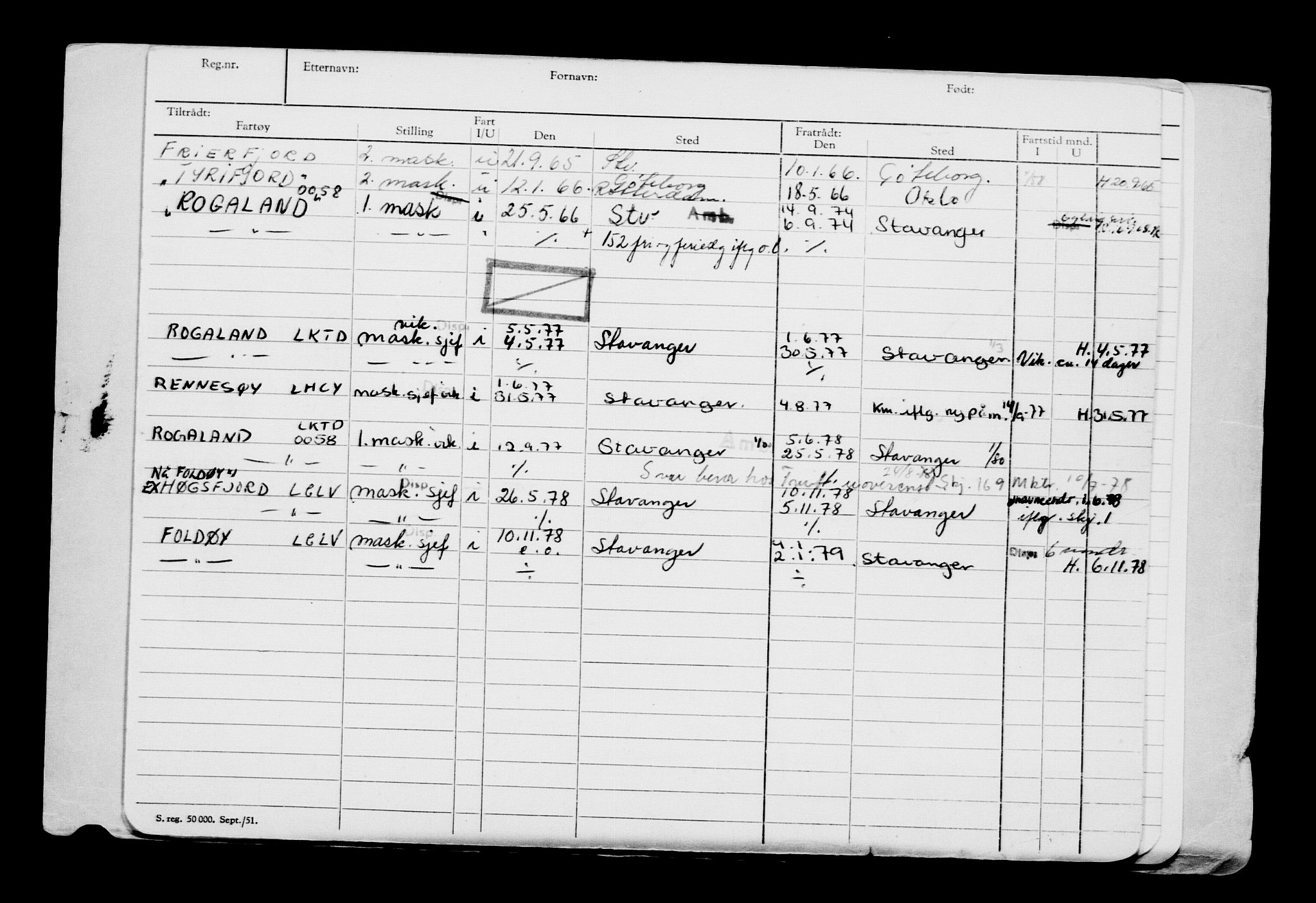 Direktoratet for sjømenn, AV/RA-S-3545/G/Gb/L0211: Hovedkort, 1922, p. 91