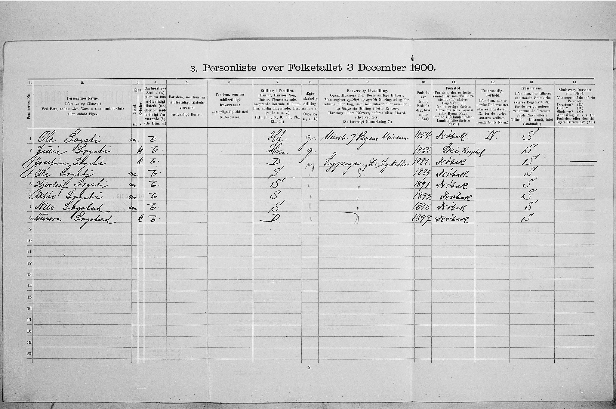 SAO, 1900 census for Kristiania, 1900, p. 59728