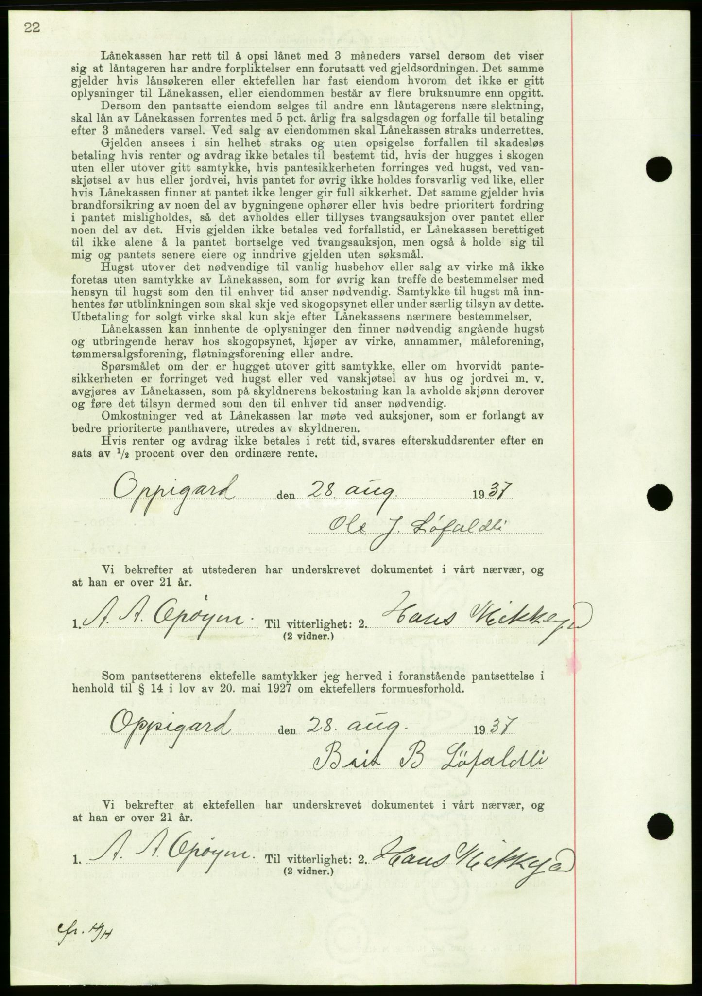 Nordmøre sorenskriveri, AV/SAT-A-4132/1/2/2Ca/L0092: Mortgage book no. B82, 1937-1938, Diary no: : 2388/1937