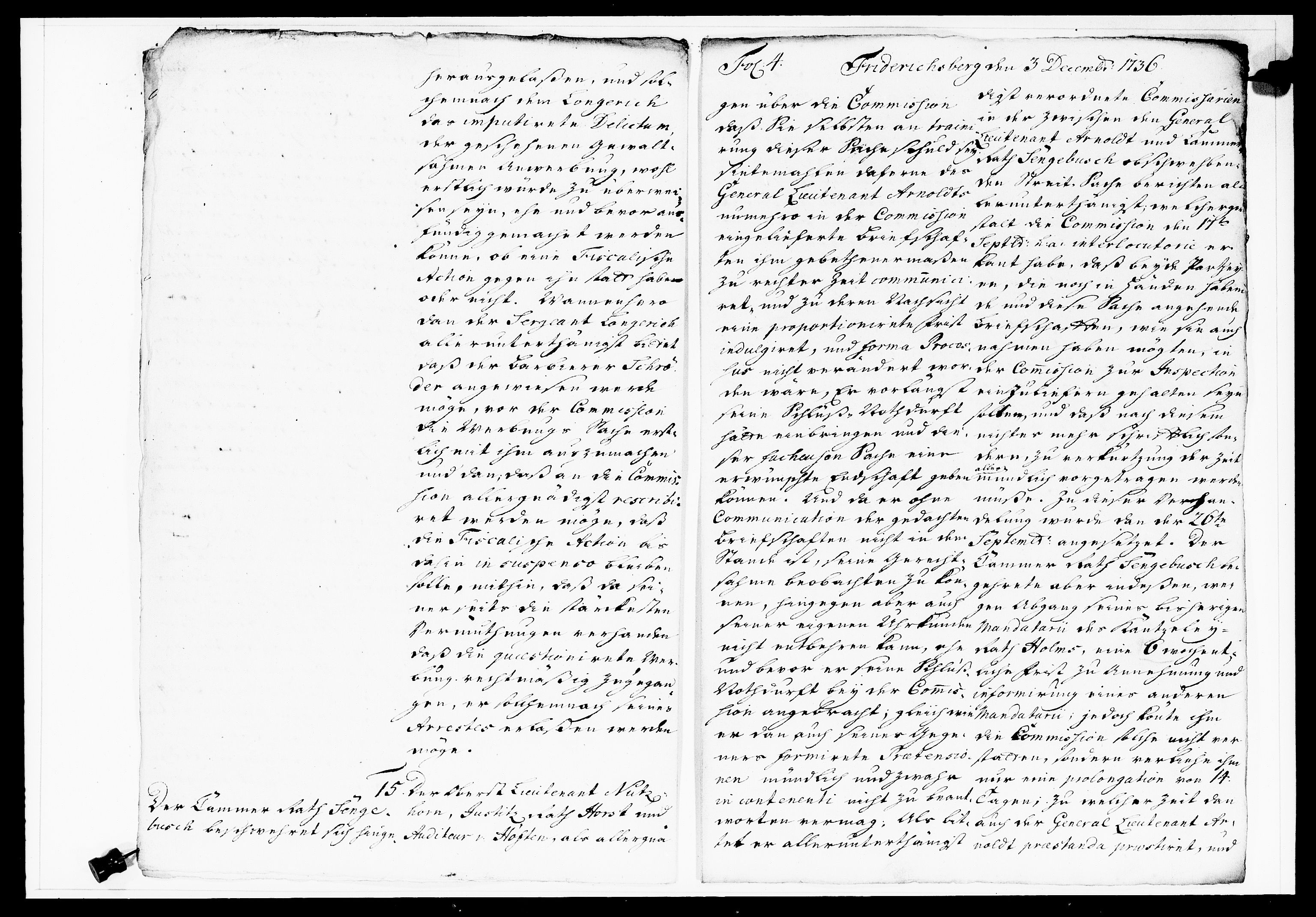 Krigskollegiet, Krigskancelliet, DRA/A-0006/-/1130-1137: Refererede sager, 1736, p. 442
