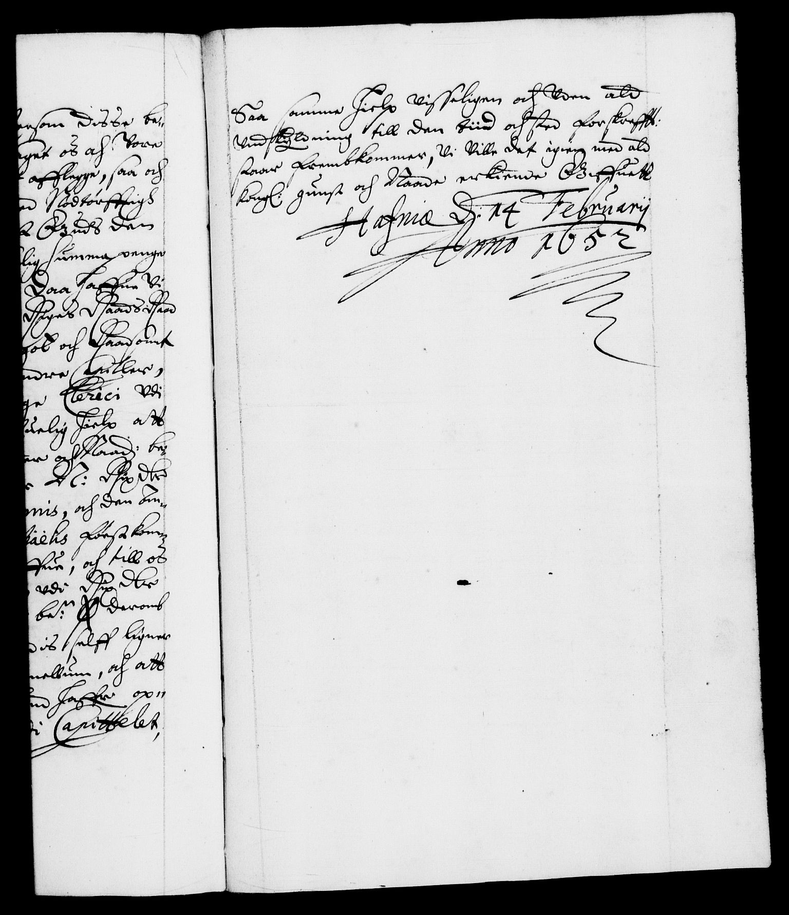 Danske Kanselli 1572-1799, RA/EA-3023/F/Fc/Fca/Fcab/L0008: Norske tegnelser (mikrofilm), 1648-1652, p. 491a