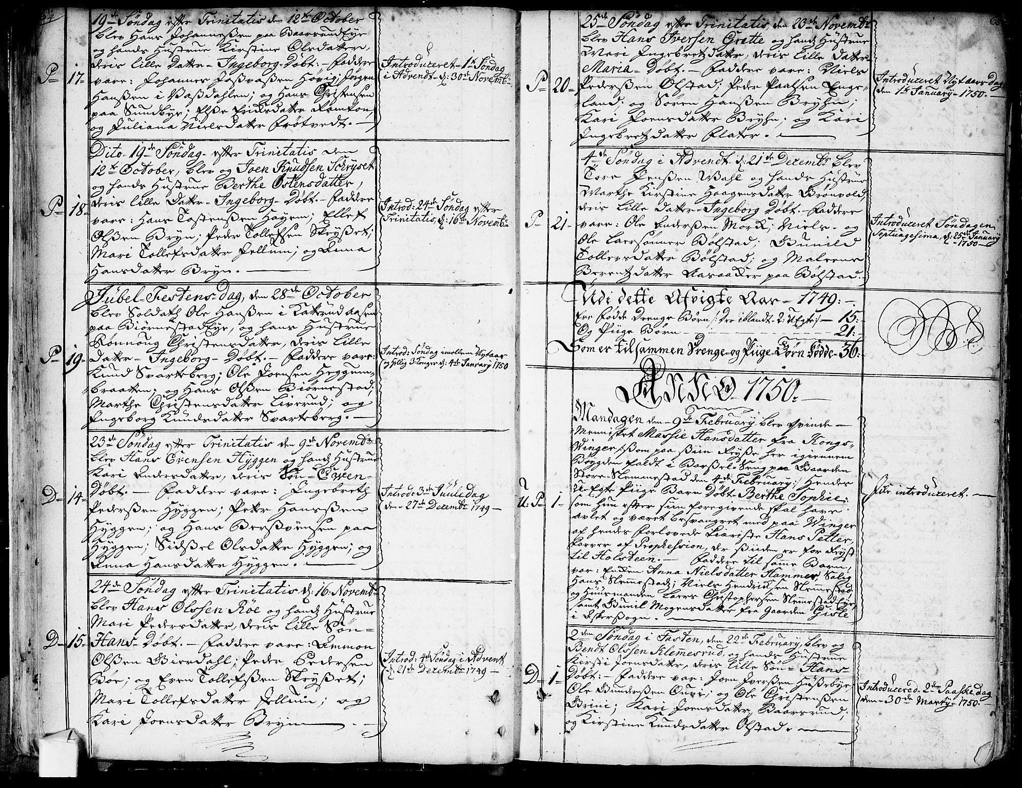 Røyken kirkebøker, SAKO/A-241/G/Ga/L0001: Parish register (copy) no. 1, 1740-1768, p. 64-65