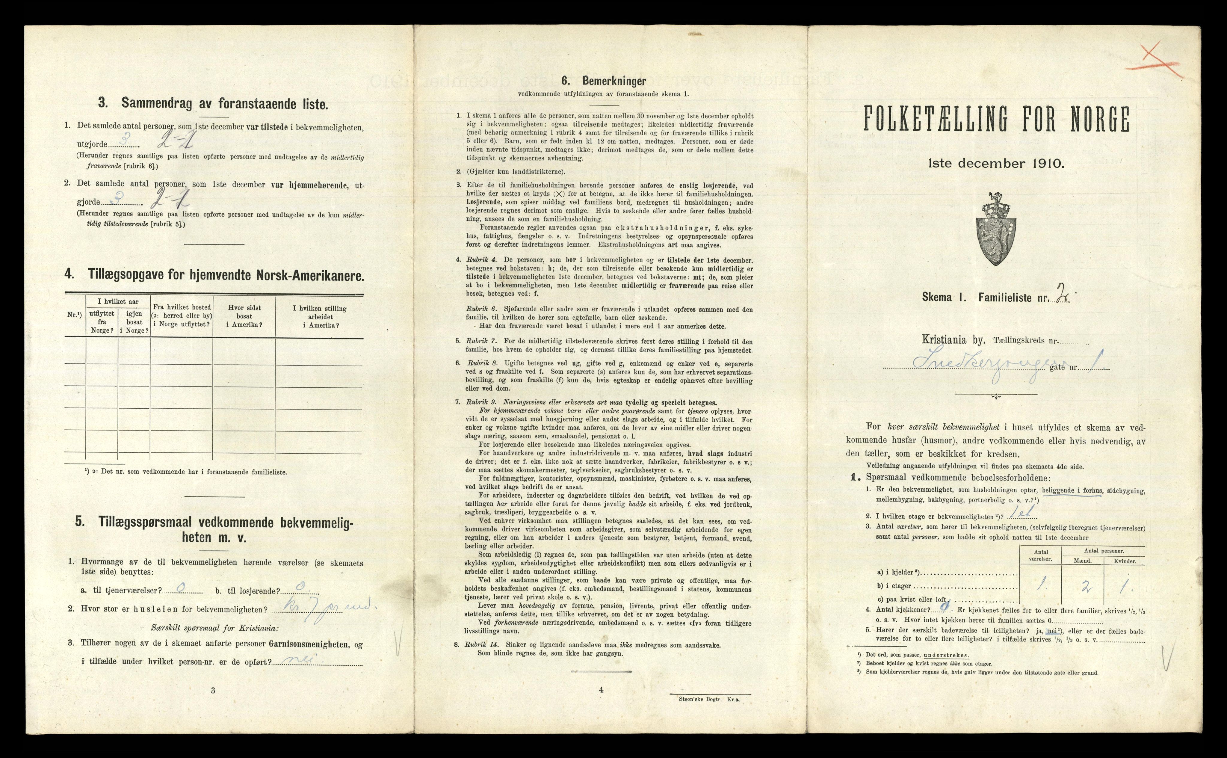 RA, 1910 census for Kristiania, 1910, p. 93003