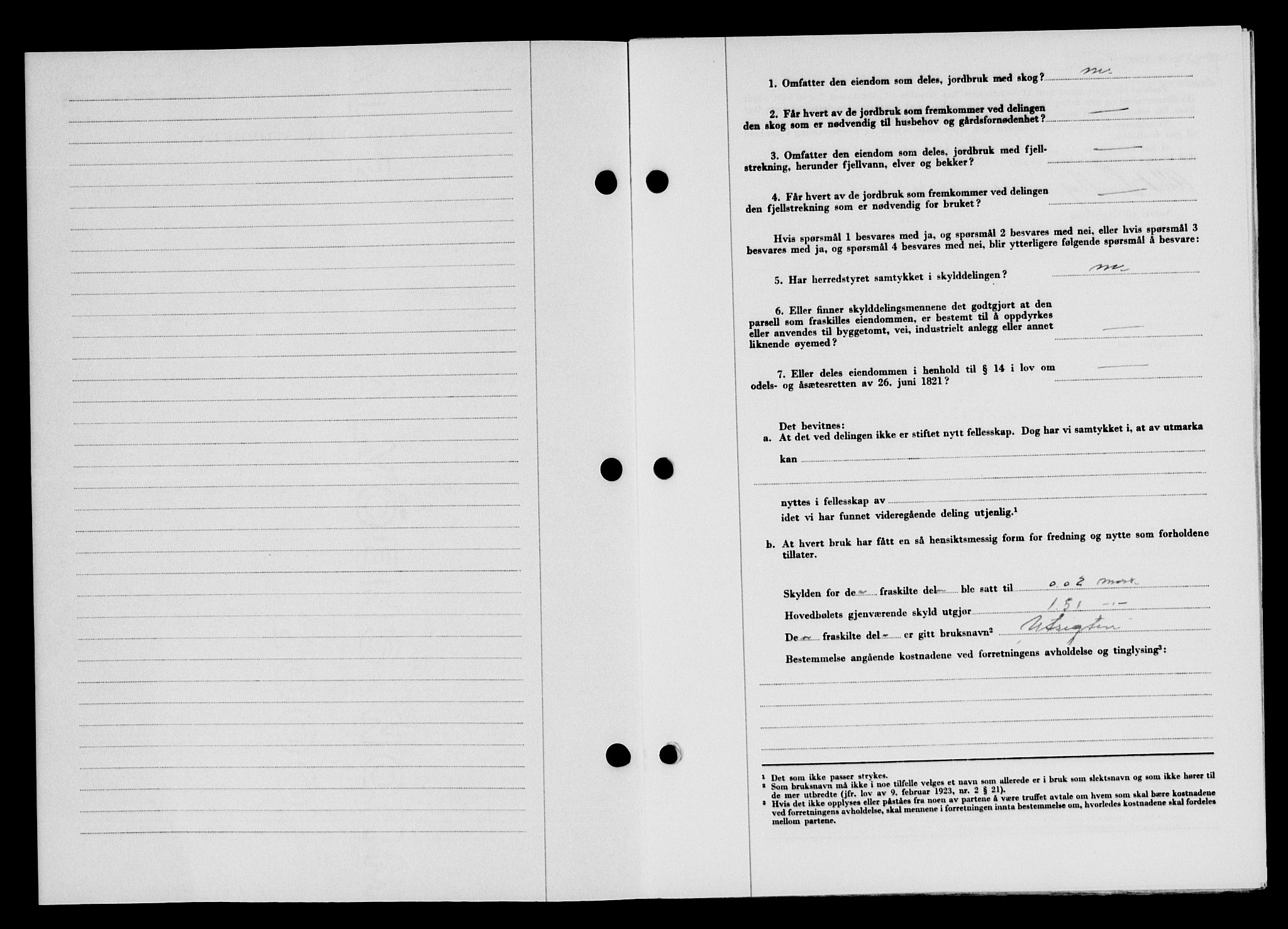 Karmsund sorenskriveri, SAST/A-100311/01/II/IIB/L0117: Mortgage book no. 97Aa, 1955-1955, Diary no: : 2861/1955