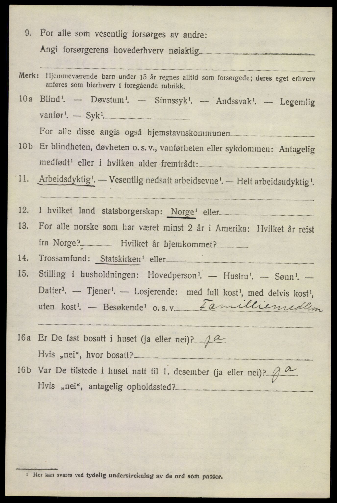 SAKO, 1920 census for Nore, 1920, p. 4017