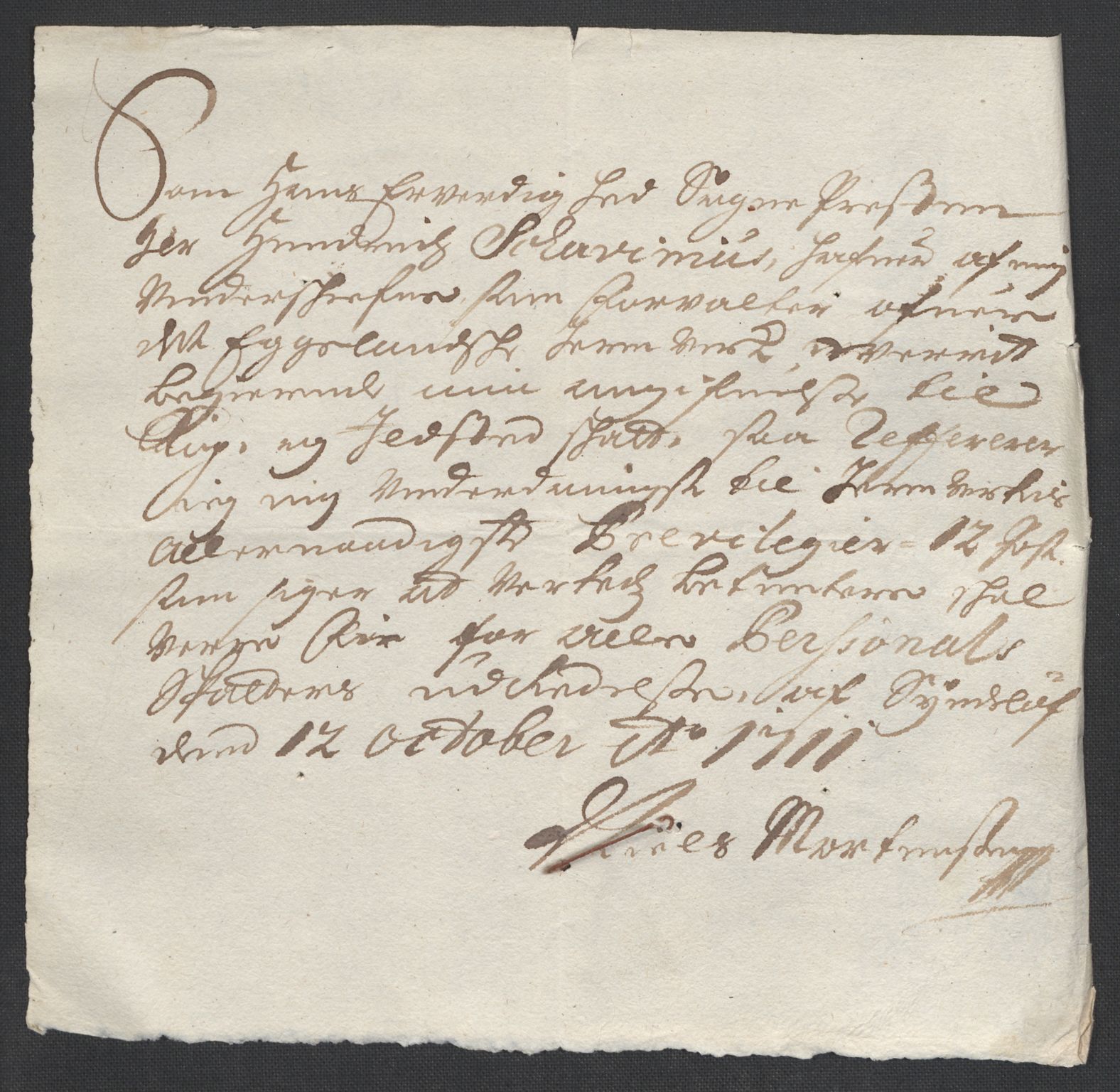 Rentekammeret inntil 1814, Reviderte regnskaper, Fogderegnskap, AV/RA-EA-4092/R39/L2319: Fogderegnskap Nedenes, 1710-1711, p. 292