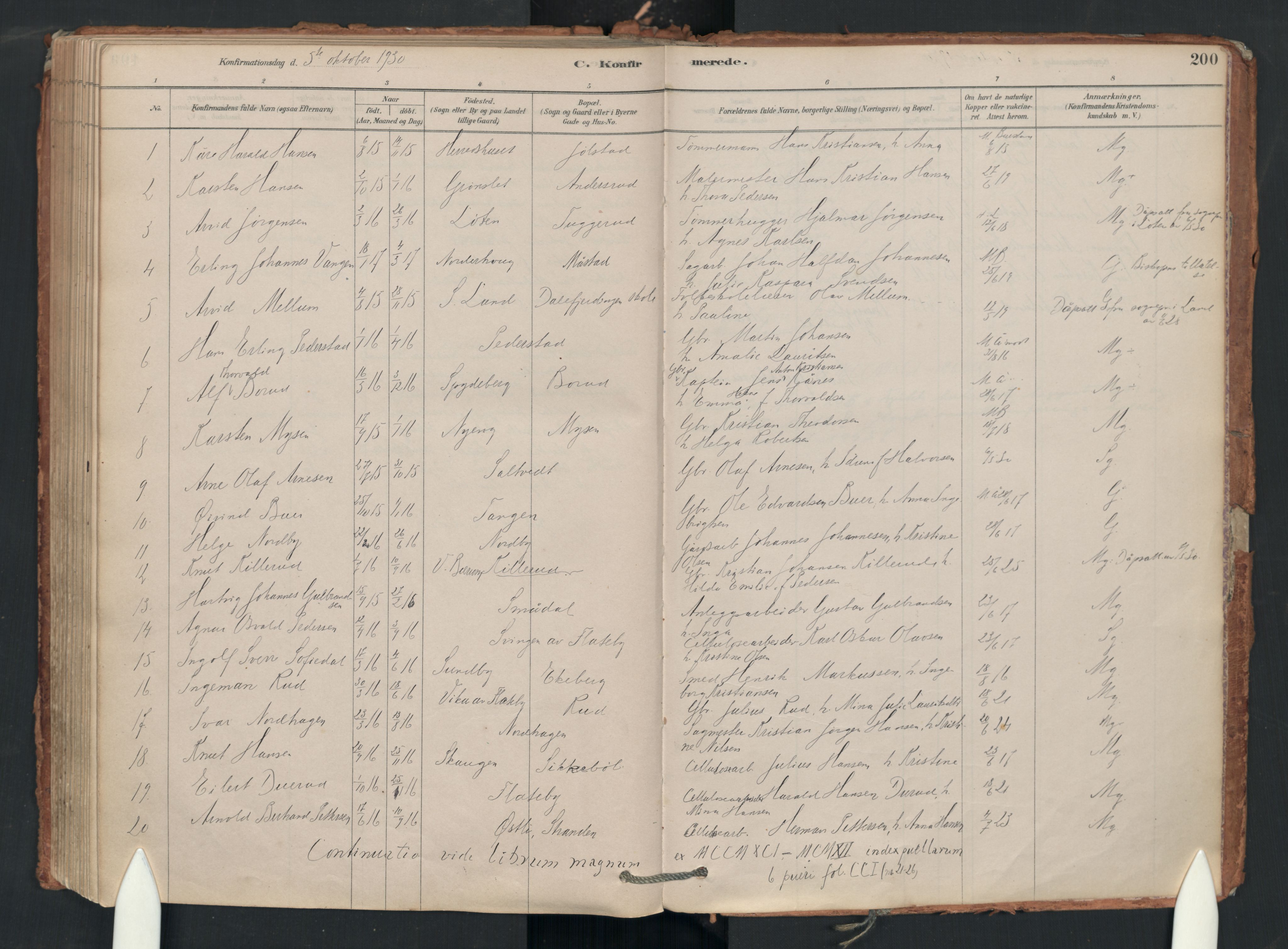 Enebakk prestekontor Kirkebøker, SAO/A-10171c/F/Fa/L0018: Parish register (official) no. I 18, 1877-1930, p. 200