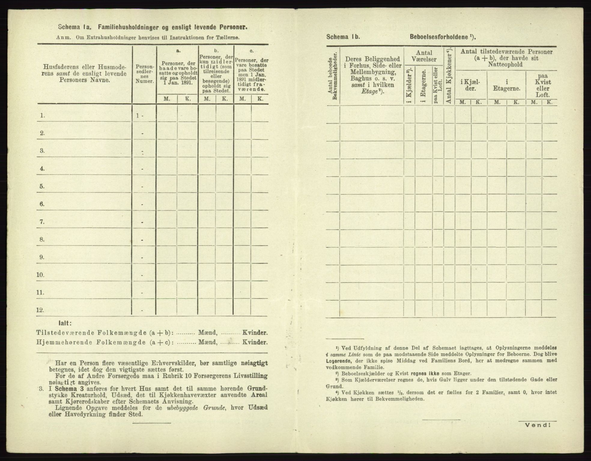 RA, 1891 census for 0101 Fredrikshald, 1891, p. 1189