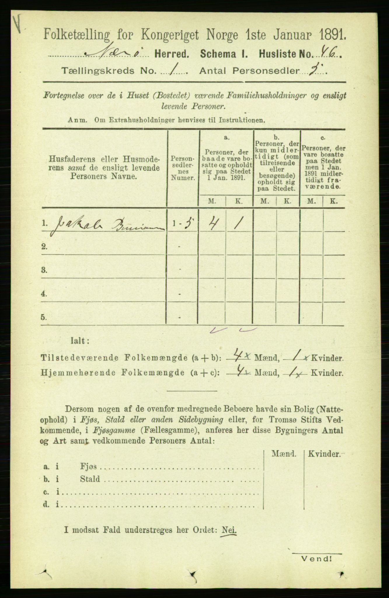 RA, 1891 census for 1751 Nærøy, 1891, p. 59