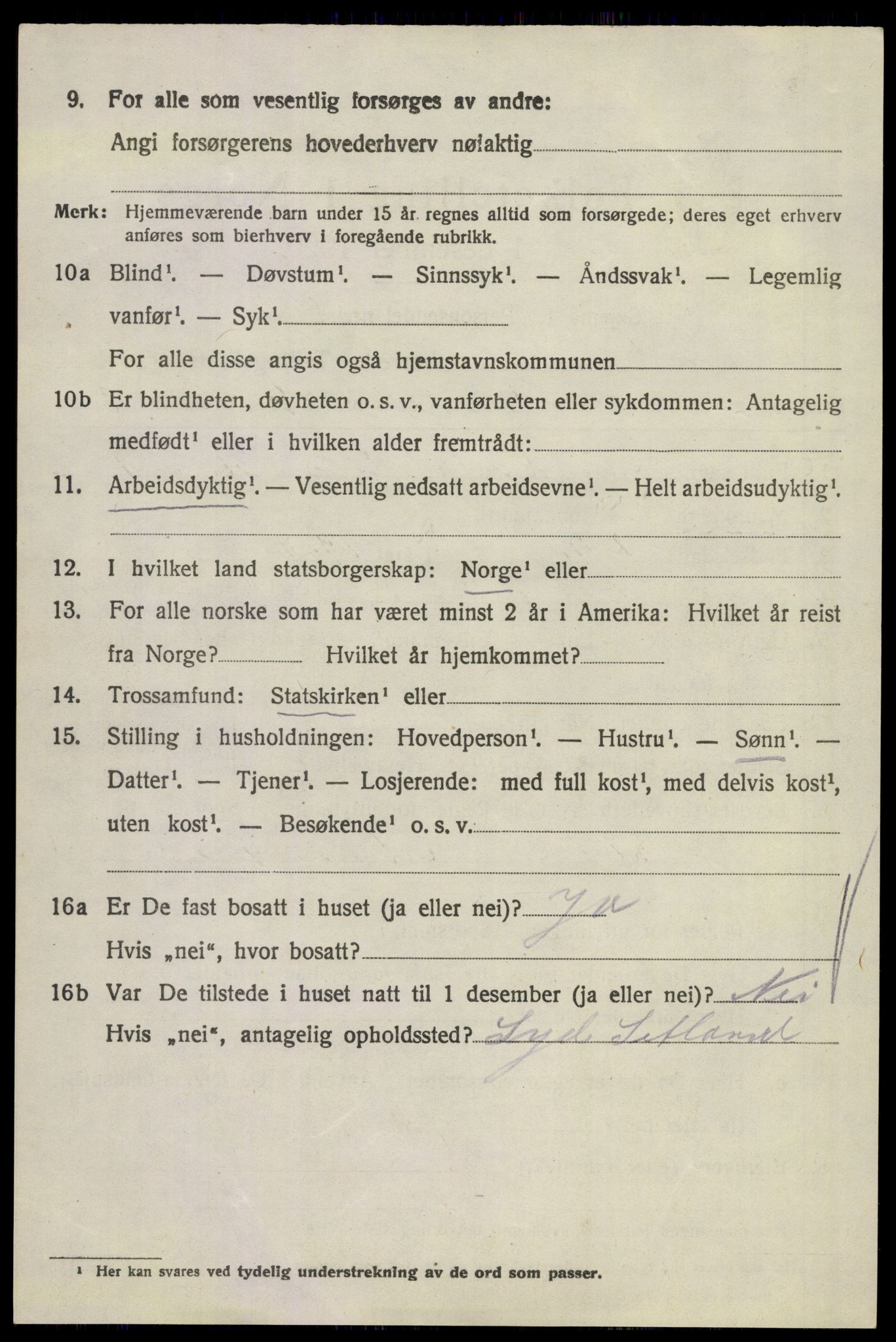 SAKO, 1920 census for Hedrum, 1920, p. 10844