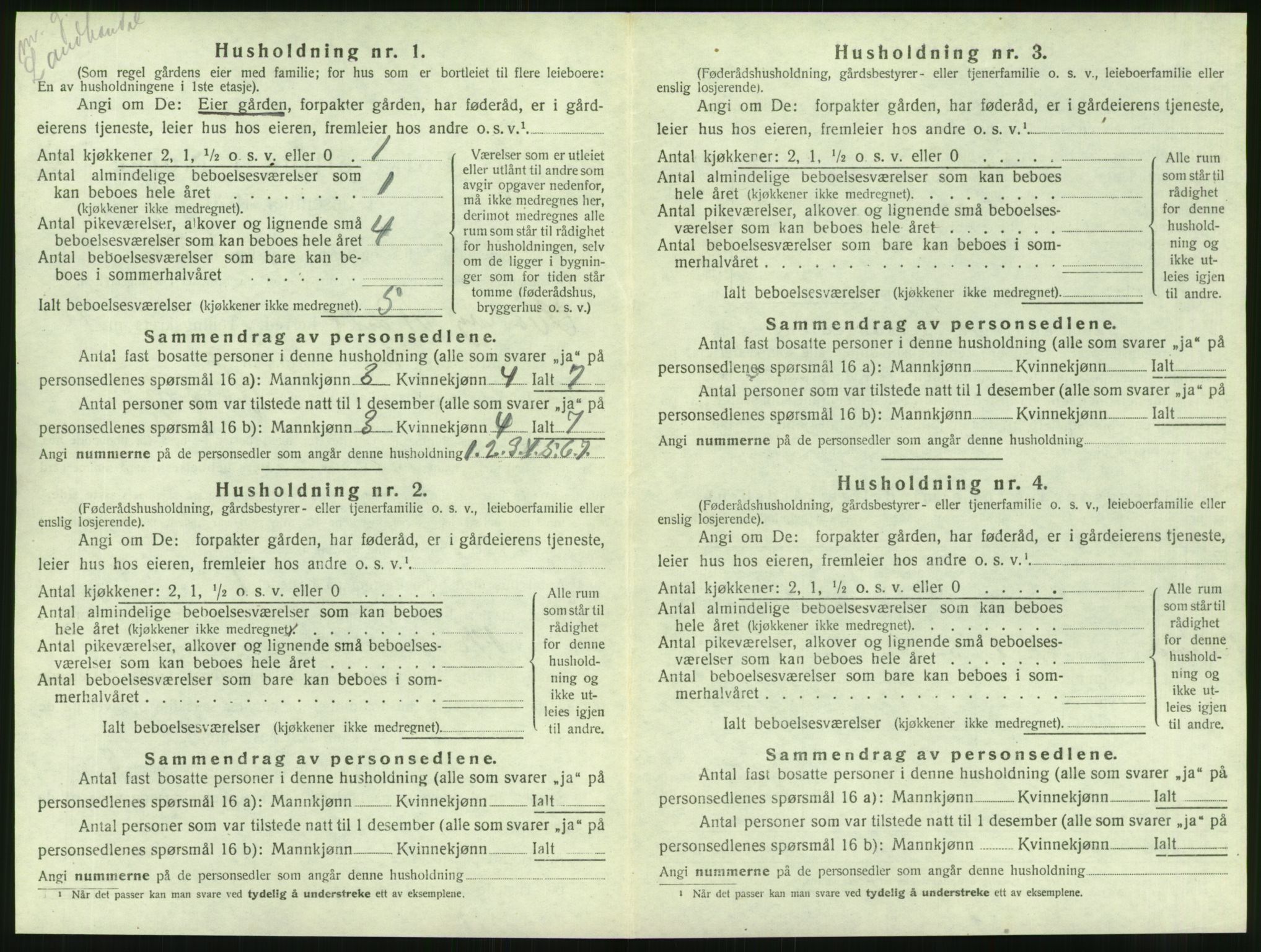 SAT, 1920 census for Herøy, 1920, p. 911