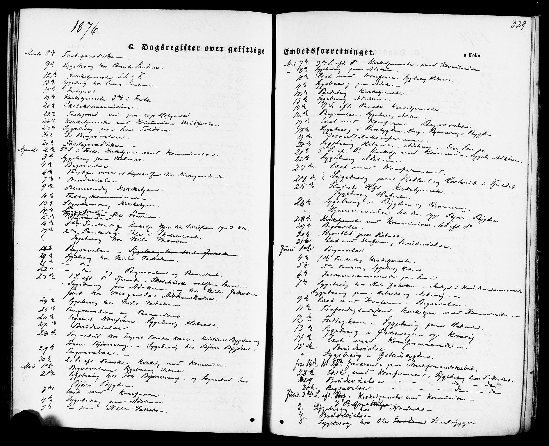 Jelsa sokneprestkontor, AV/SAST-A-101842/01/IV: Parish register (official) no. A 8, 1867-1883, p. 329