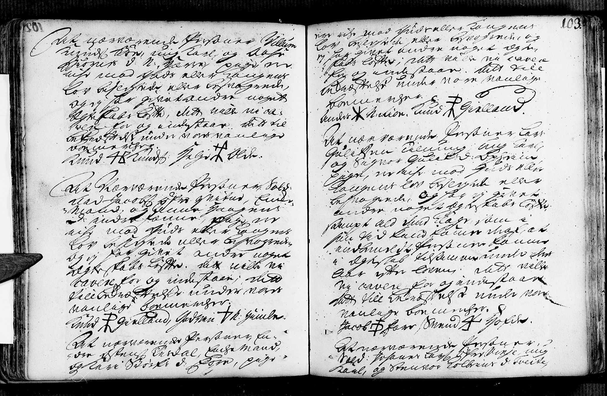 Voss sokneprestembete, AV/SAB-A-79001/H/Haa: Parish register (official) no. A 2, 1709-1730, p. 103