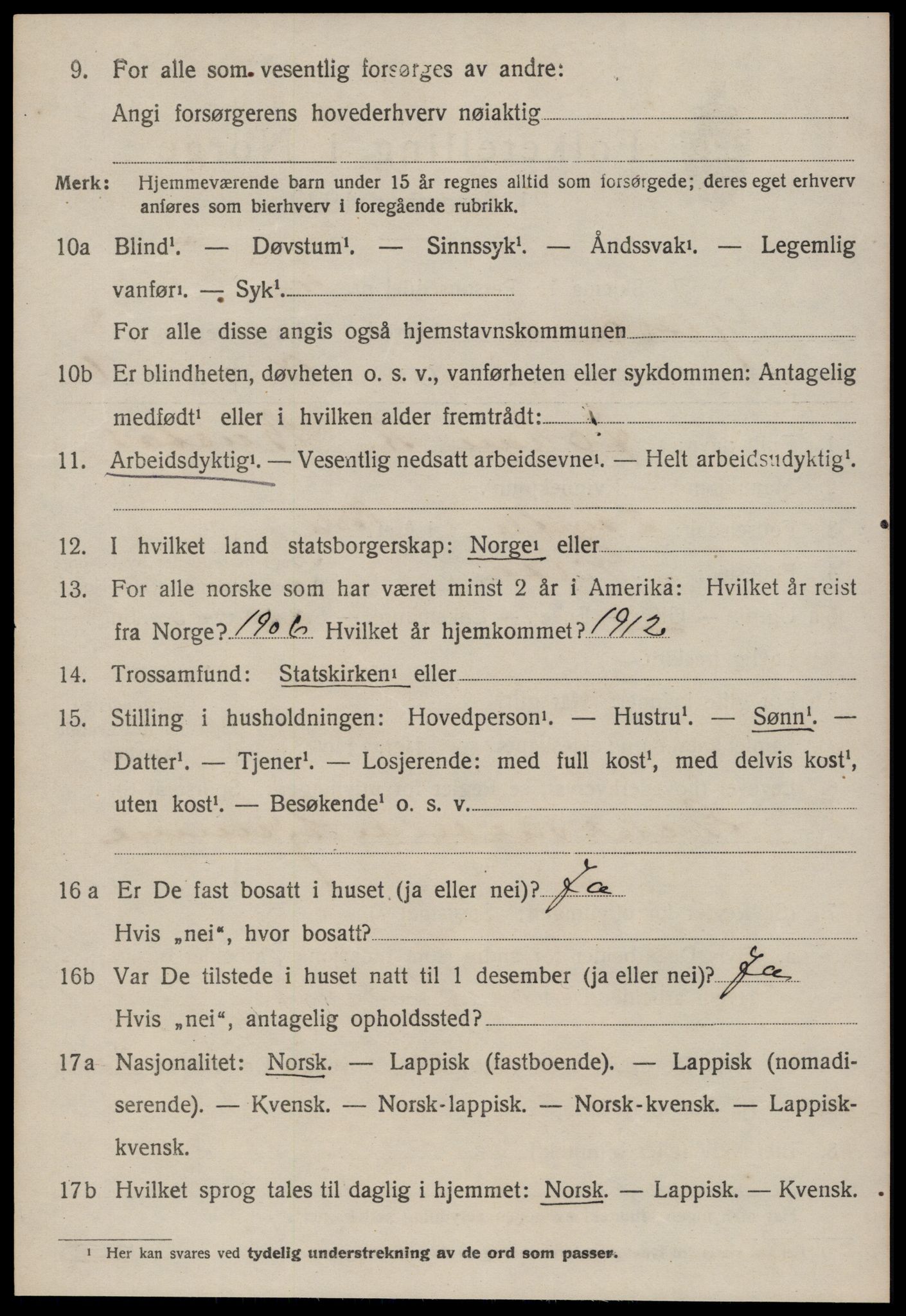 SAT, 1920 census for Rissa, 1920, p. 5464