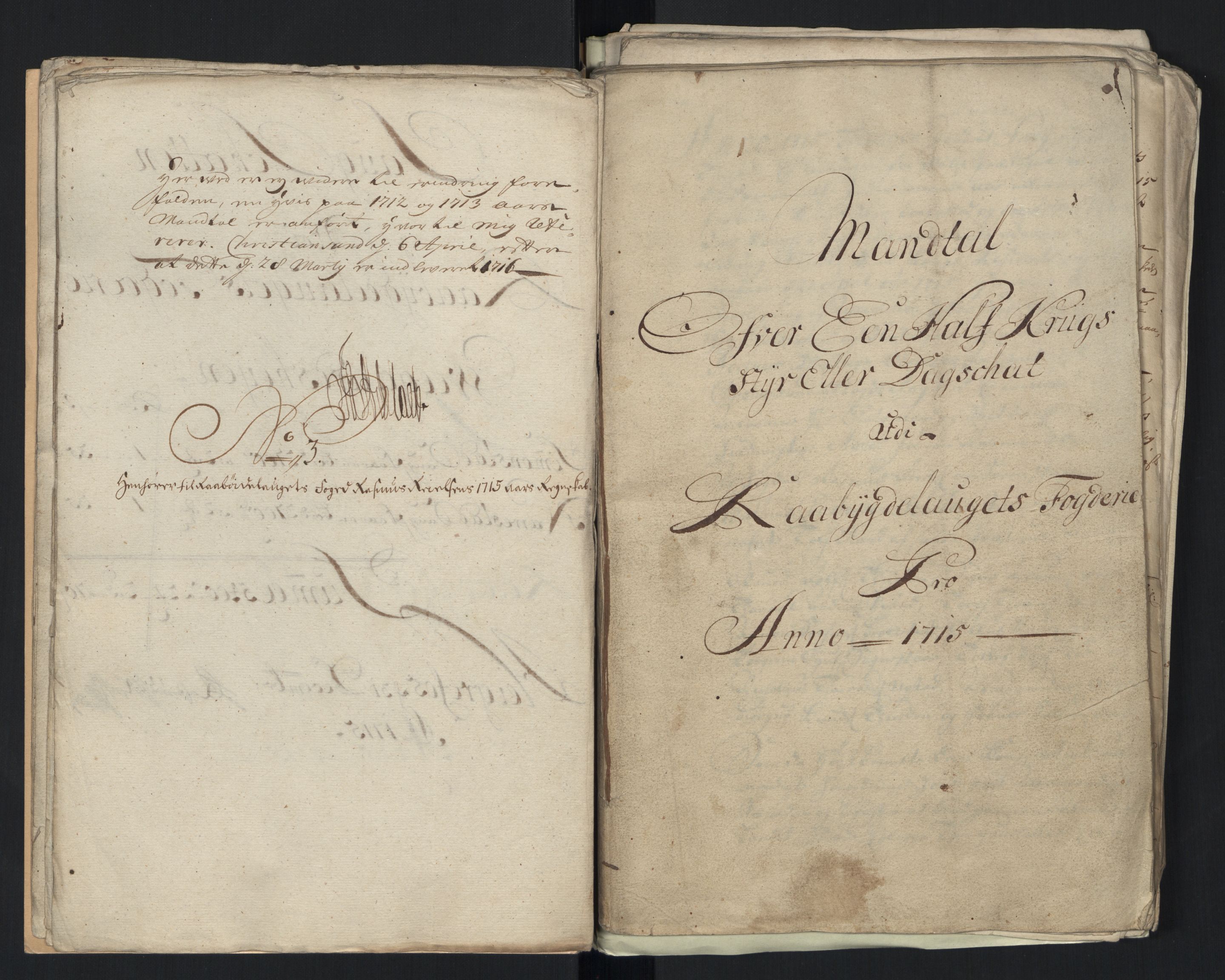 Rentekammeret inntil 1814, Reviderte regnskaper, Fogderegnskap, RA/EA-4092/R40/L2451: Fogderegnskap Råbyggelag, 1714-1715, p. 245