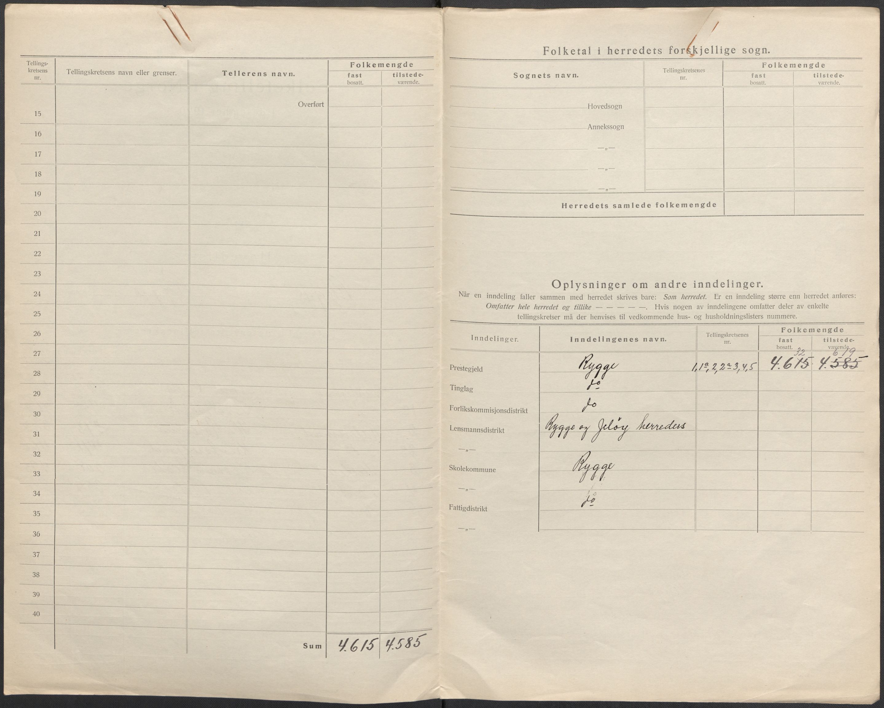 SAO, 1920 census for Rygge, 1920, p. 7