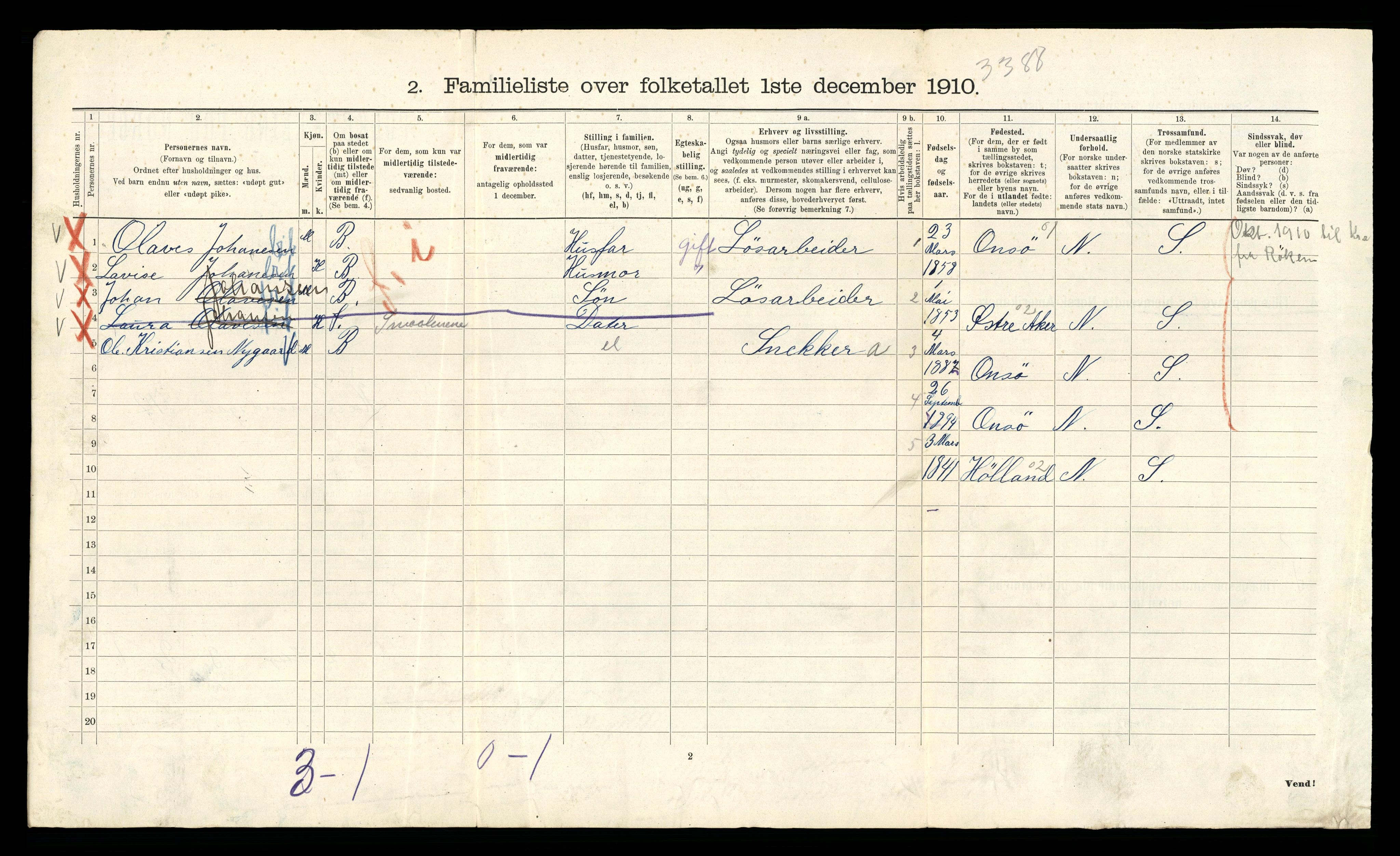 RA, 1910 census for Kristiania, 1910, p. 34428