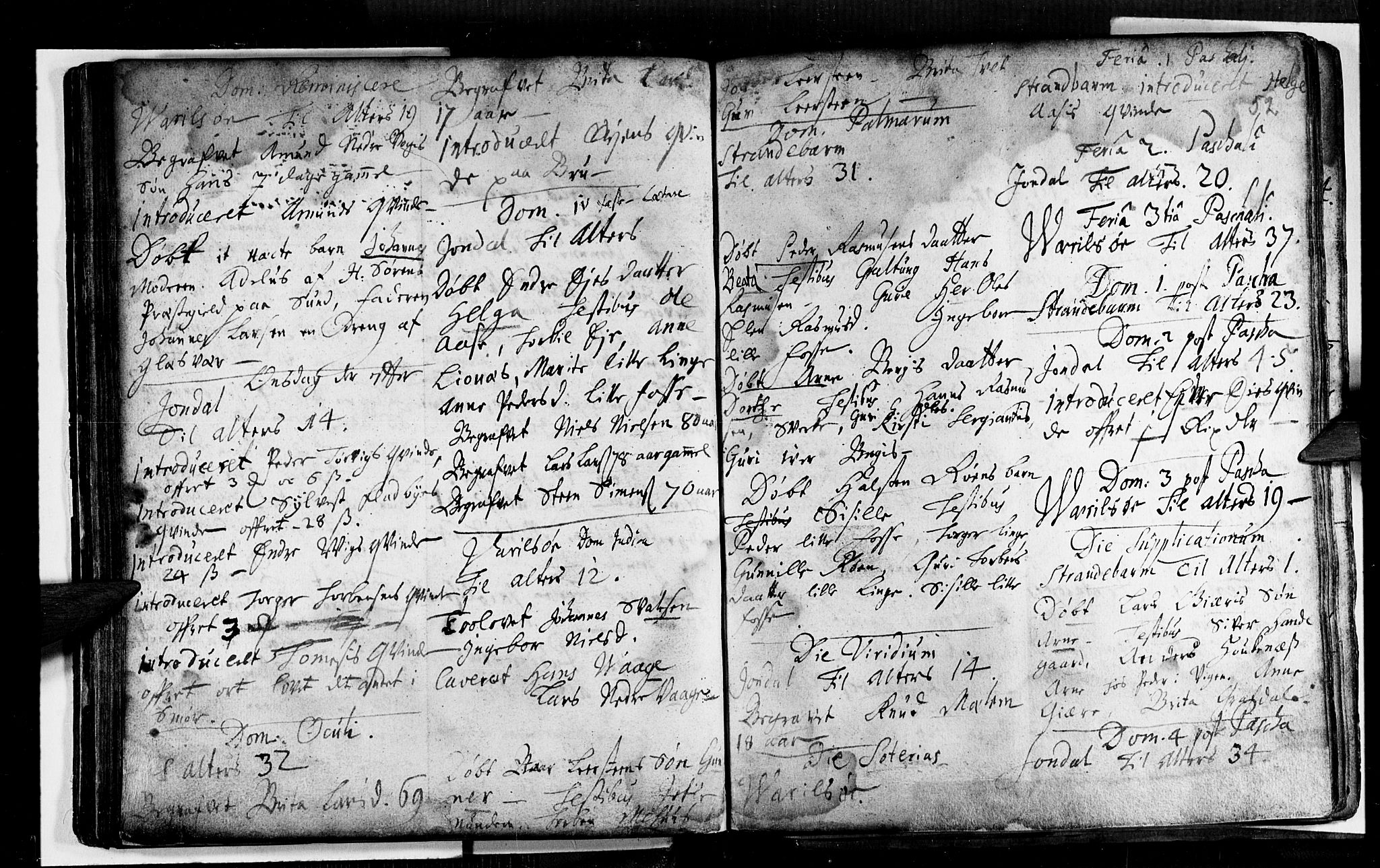 Strandebarm sokneprestembete, SAB/A-78401/H/Haa: Parish register (official) no. A 1, 1670-1726, p. 52