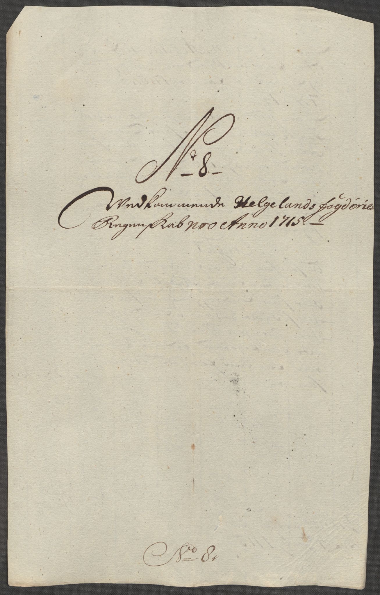 Rentekammeret inntil 1814, Reviderte regnskaper, Fogderegnskap, AV/RA-EA-4092/R65/L4513: Fogderegnskap Helgeland, 1714-1715, p. 582