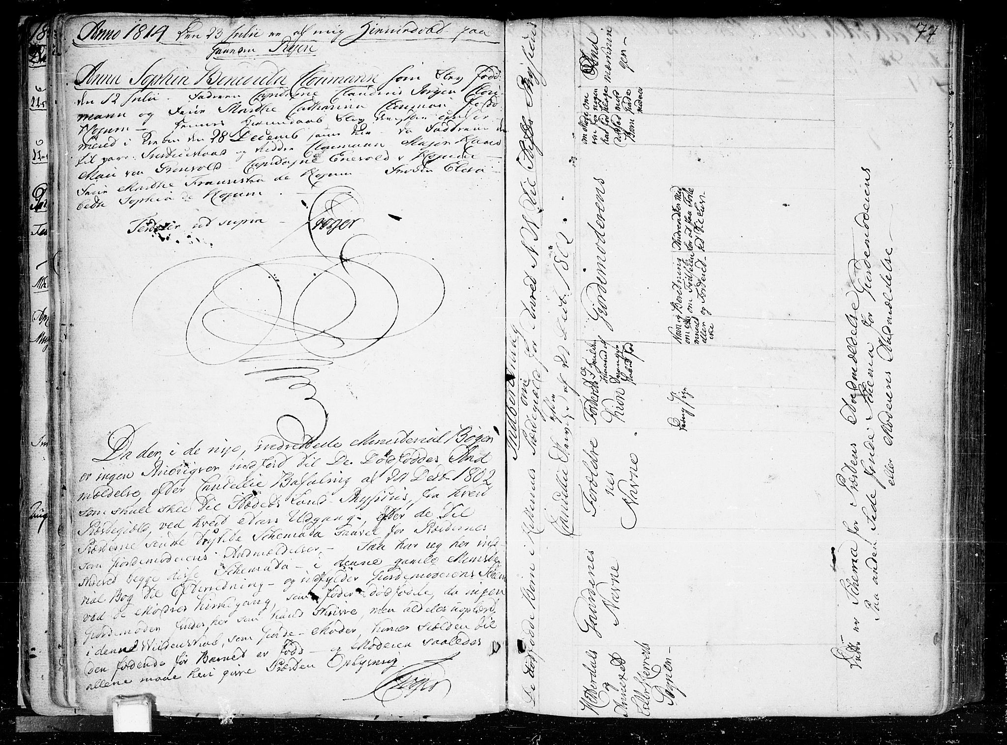 Heddal kirkebøker, SAKO/A-268/F/Fa/L0004: Parish register (official) no. I 4, 1784-1814, p. 77
