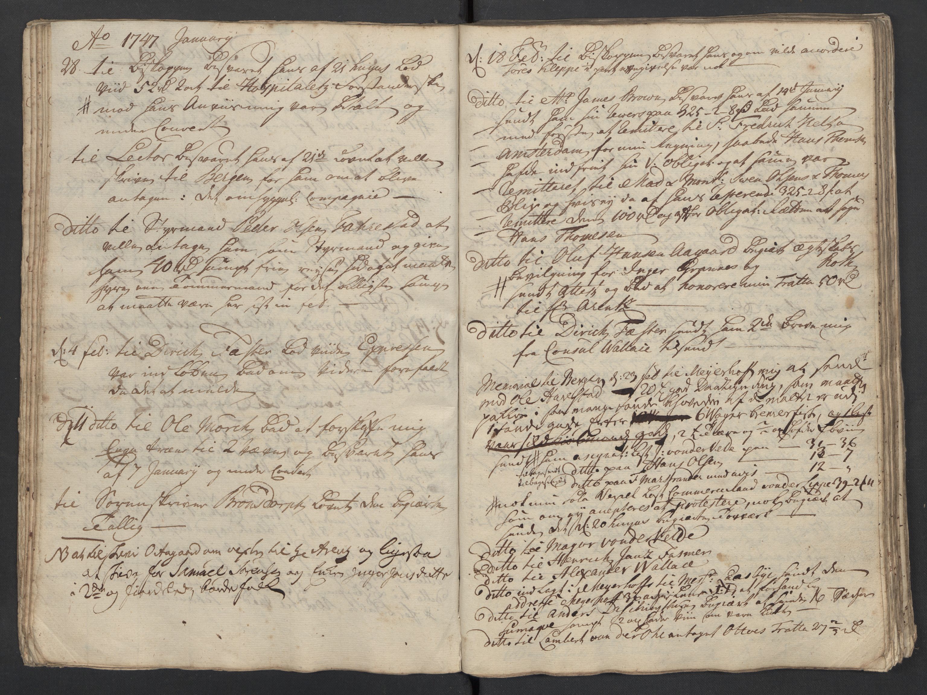 Pa 0119 - Smith, Lauritz Andersen og Lauritz Lauritzen, SAST/A-100231/O/L0001: Kopibøker m.m., 1746-1755, p. 34