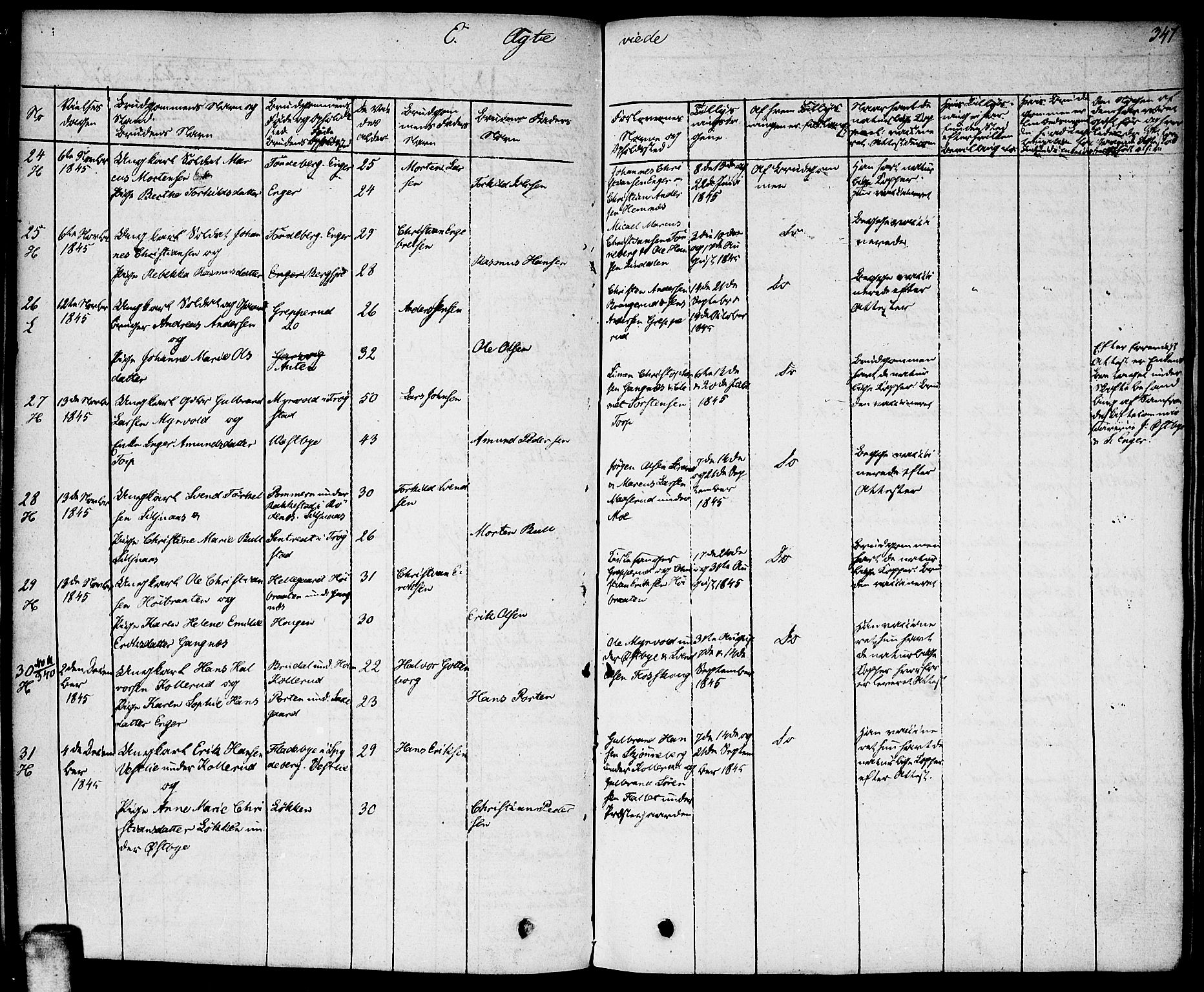 Høland prestekontor Kirkebøker, AV/SAO-A-10346a/F/Fa/L0008: Parish register (official) no. I 8, 1827-1845, p. 347