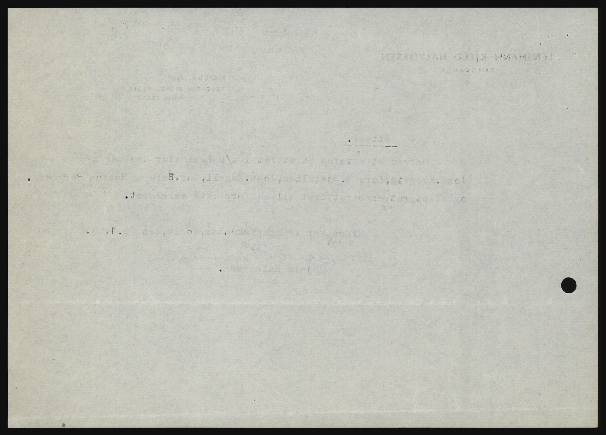 Nord-Hedmark sorenskriveri, SAH/TING-012/H/Hc/L0021: Mortgage book no. 21, 1964-1965, Diary no: : 351/1965