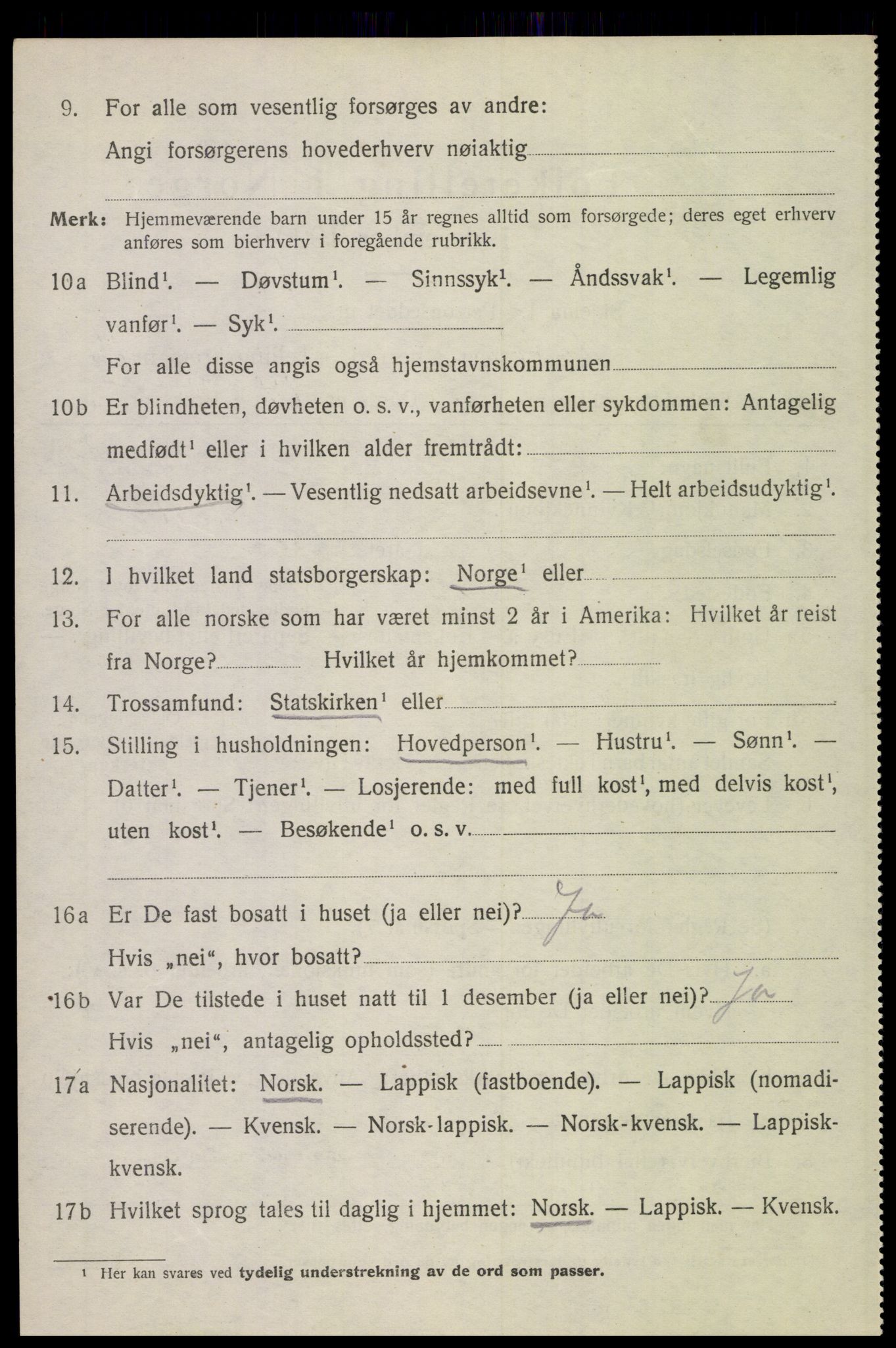 SAT, 1920 census for Bodin, 1920, p. 10865