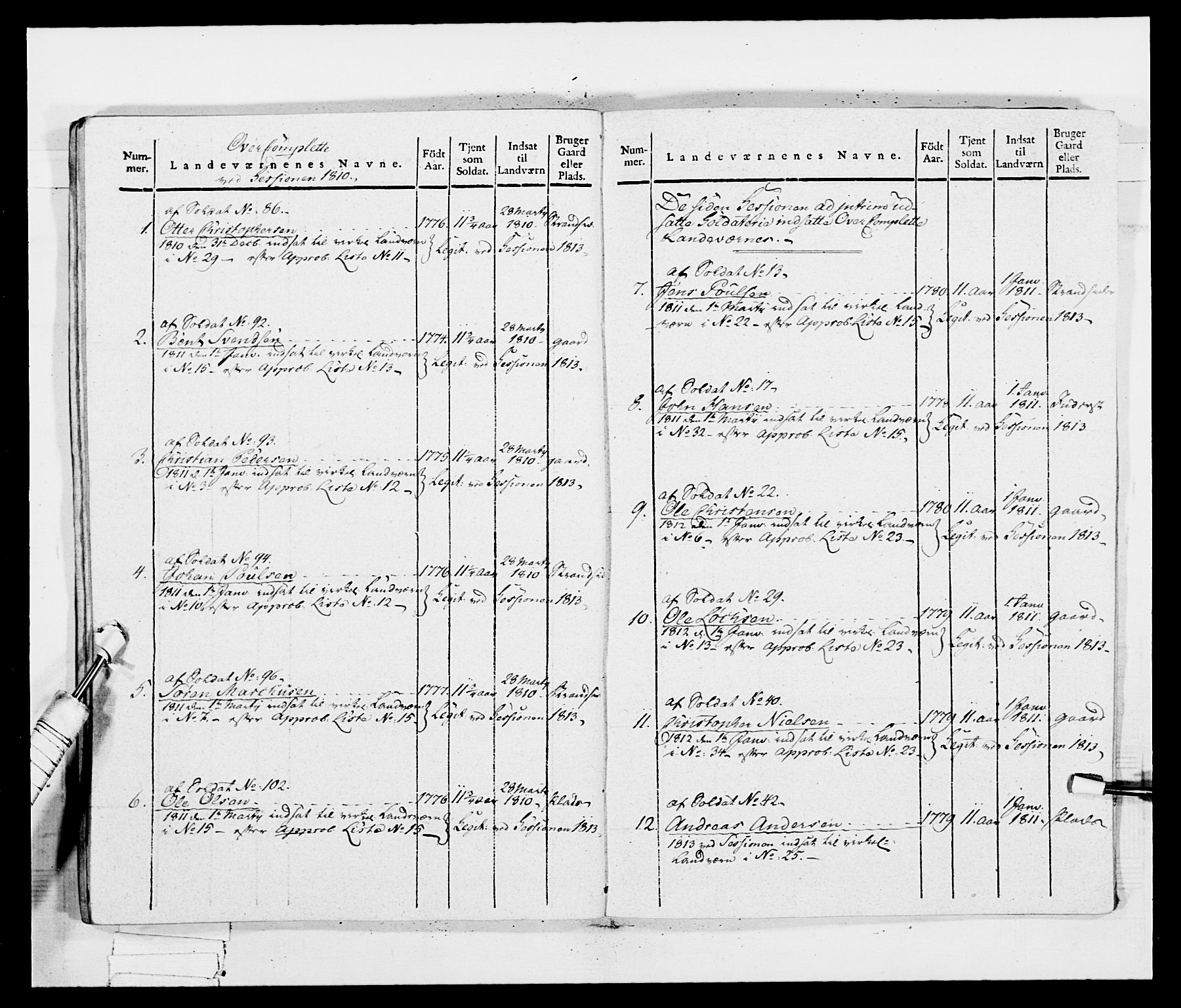 Generalitets- og kommissariatskollegiet, Det kongelige norske kommissariatskollegium, AV/RA-EA-5420/E/Eh/L0035: Nordafjelske gevorbne infanteriregiment, 1812-1813, p. 499