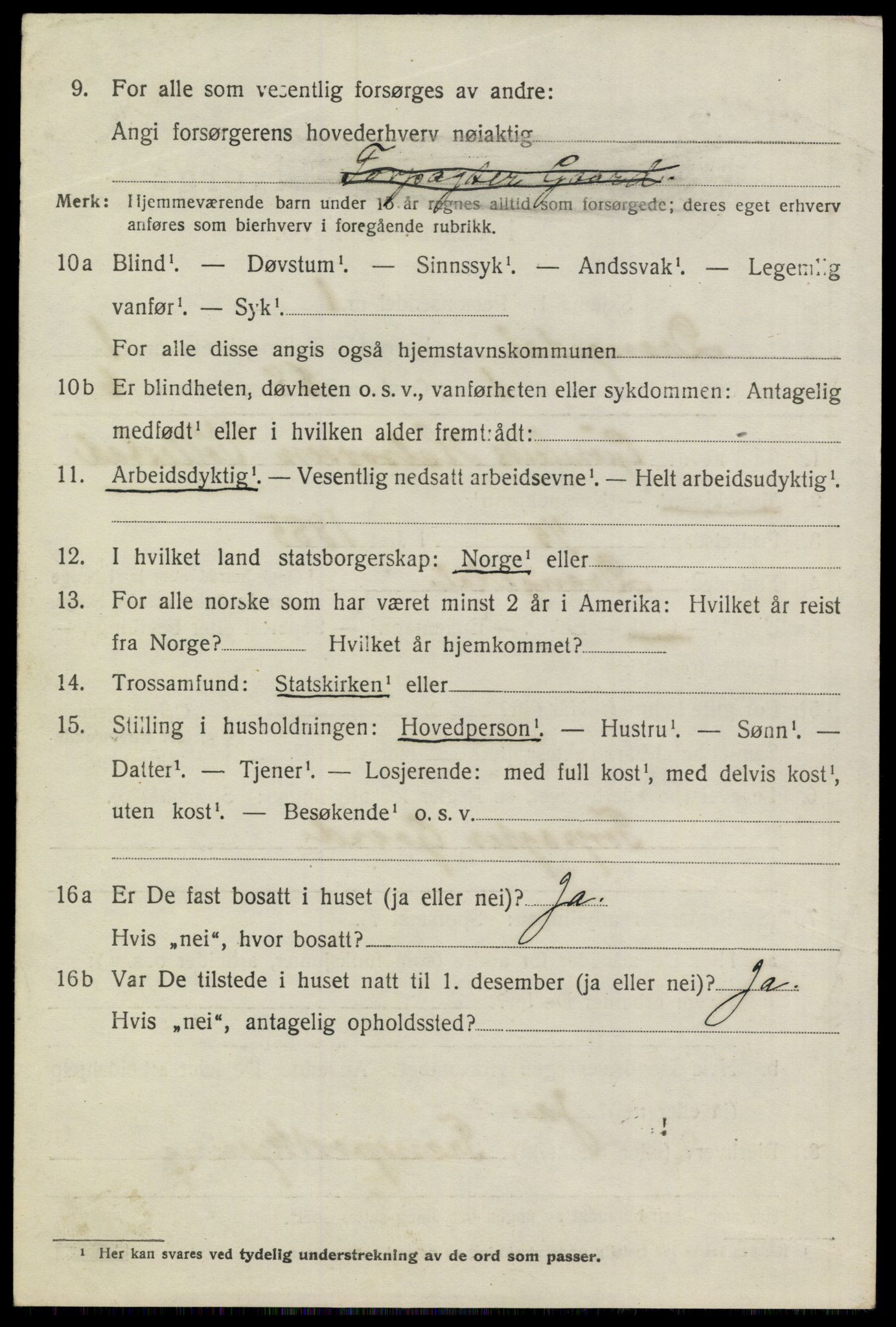 SAKO, 1920 census for Drangedal, 1920, p. 1662