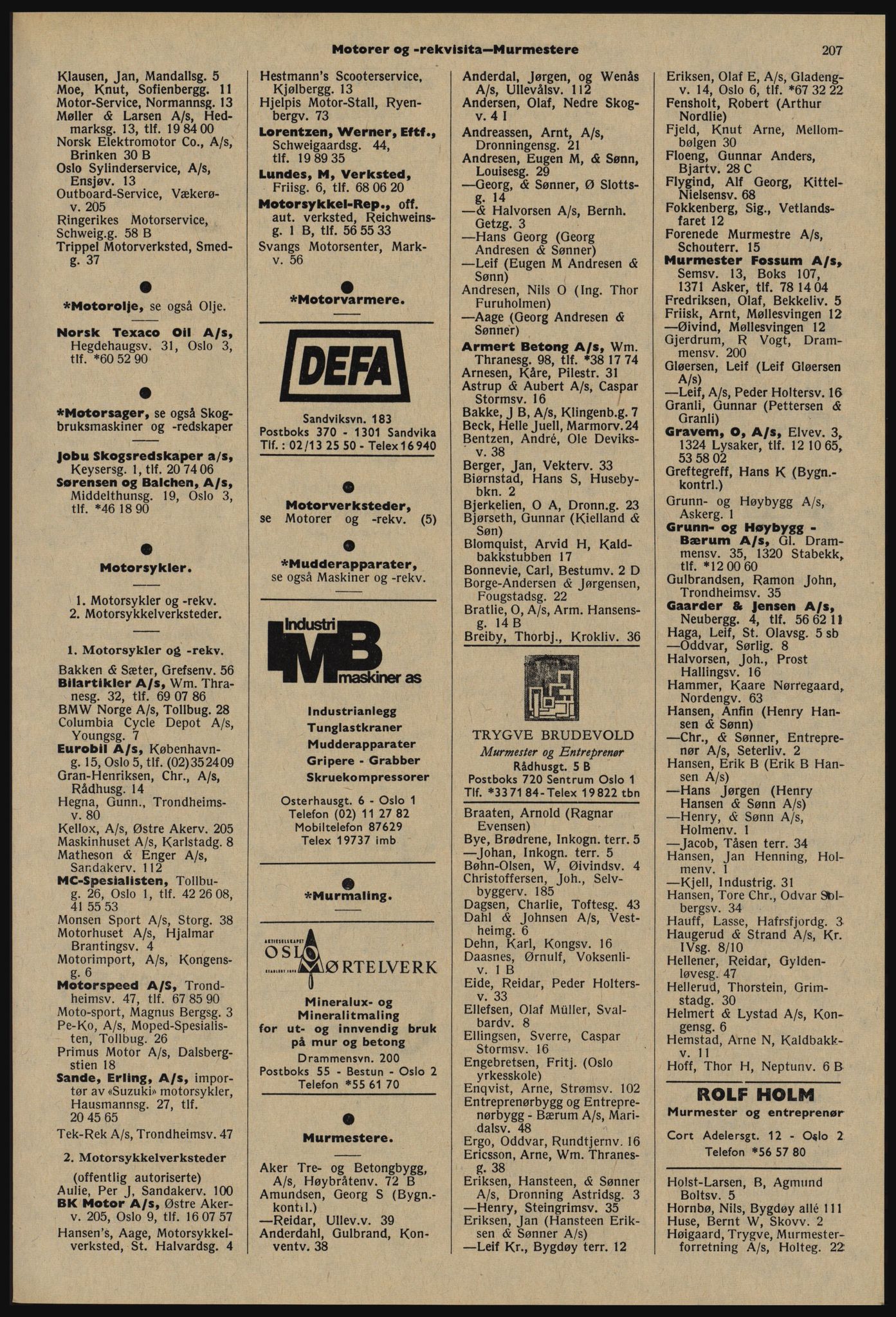 Kristiania/Oslo adressebok, PUBL/-, 1977-1978, p. 207