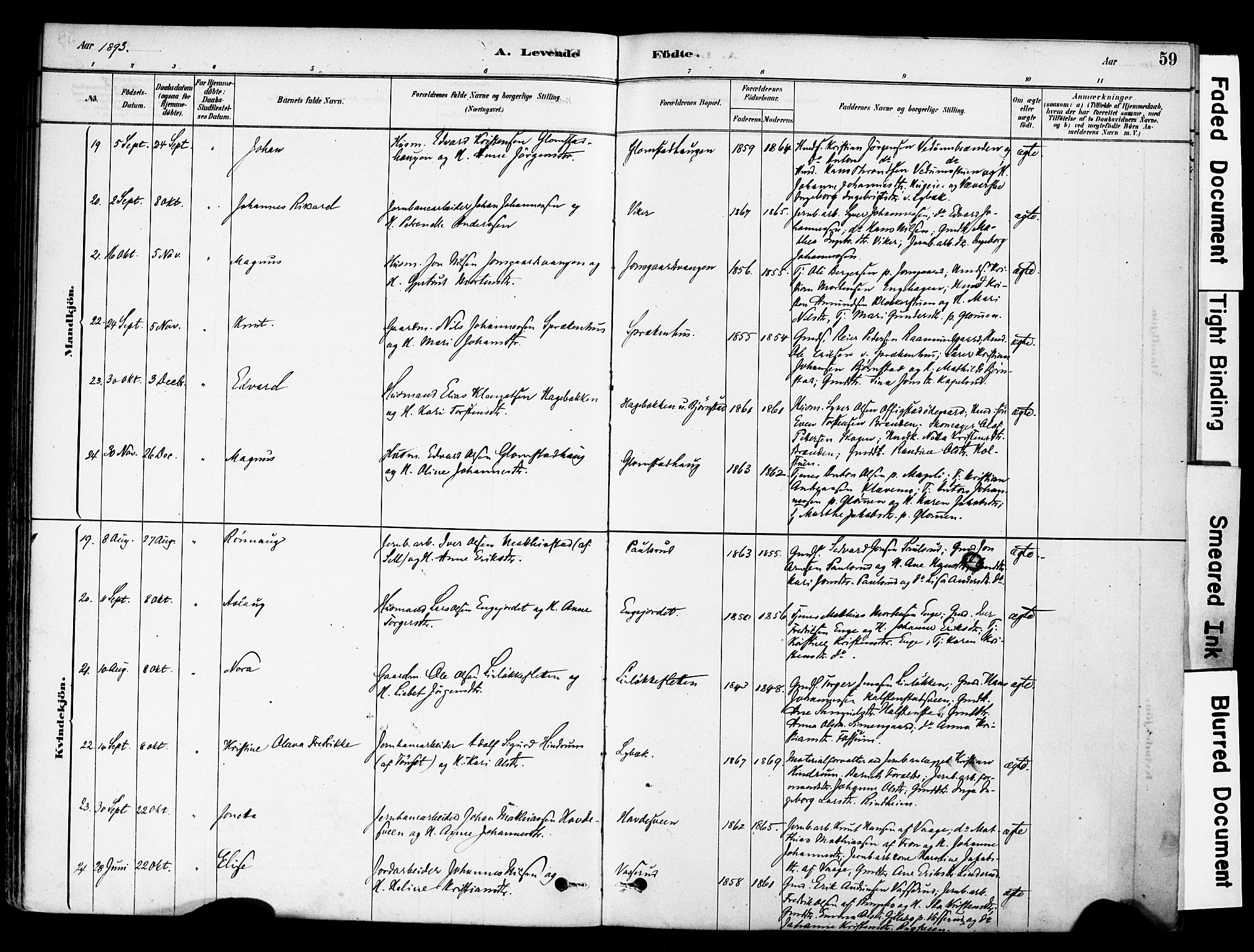 Øyer prestekontor, AV/SAH-PREST-084/H/Ha/Haa/L0009: Parish register (official) no. 9, 1878-1893, p. 59