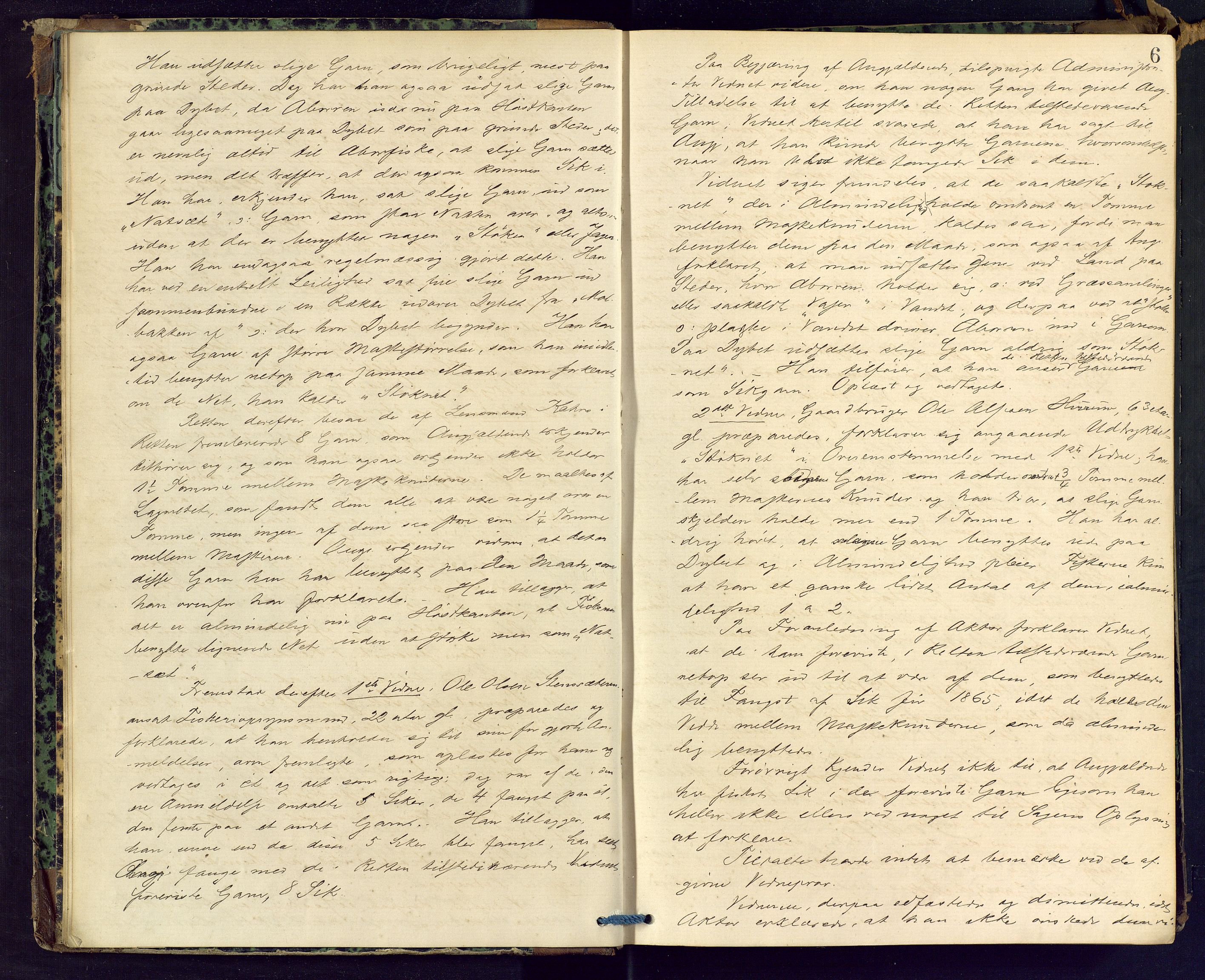 Ringerike sorenskriveri, AV/SAKO-A-105/F/Fc/Fca/L0015: Ekstrarettsprotokoll, 1876-1879, p. 6
